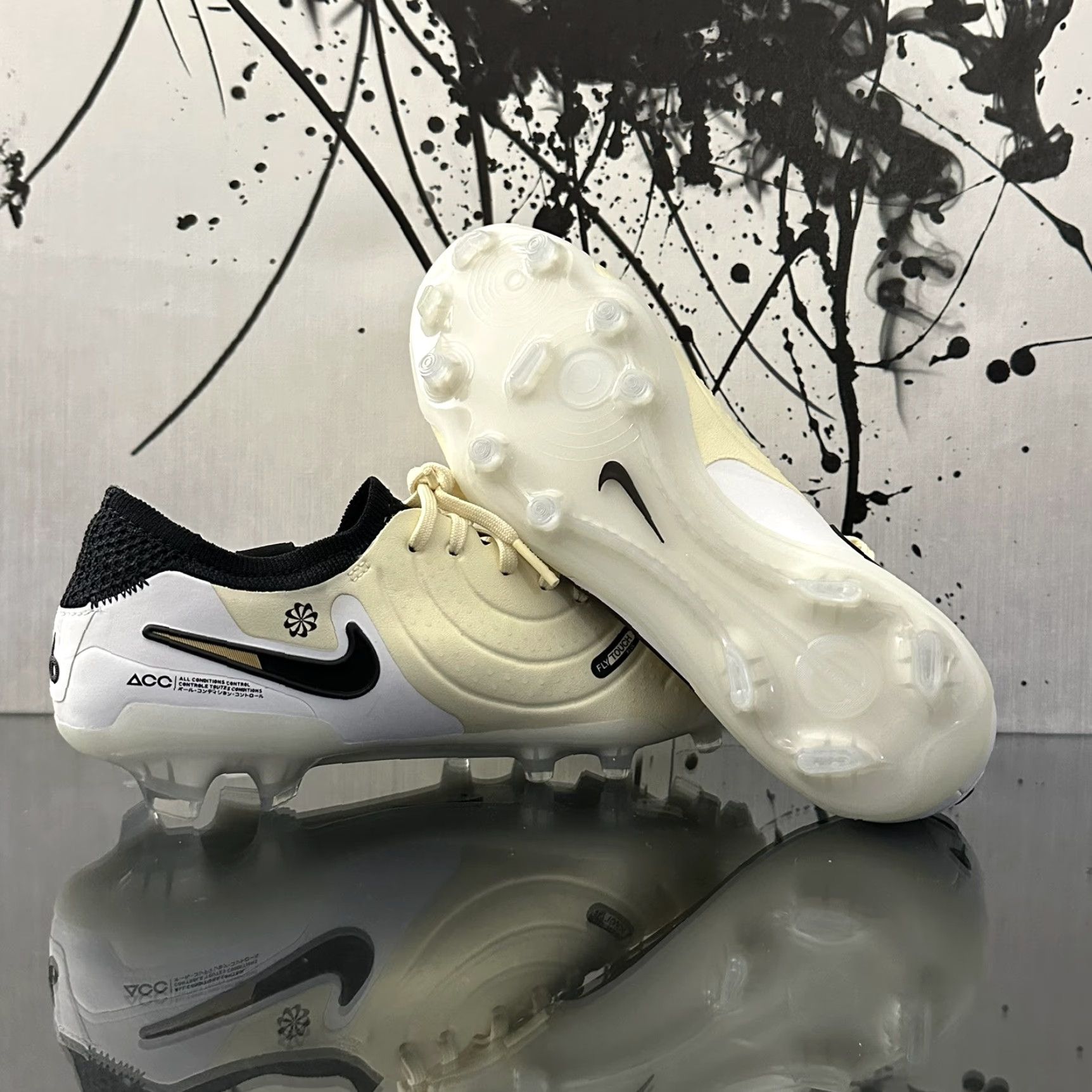 Nike Nike Tiempo Legend 10 Elite FG Soccer Cleats Mens 5 Womens 6.5 Black DV4328-700 Nike Tiempo Legend 10 Elite FG Cleats Mens Womens 5 6.5 Black Size US 5 / IT 35 - 6 Thumbnail