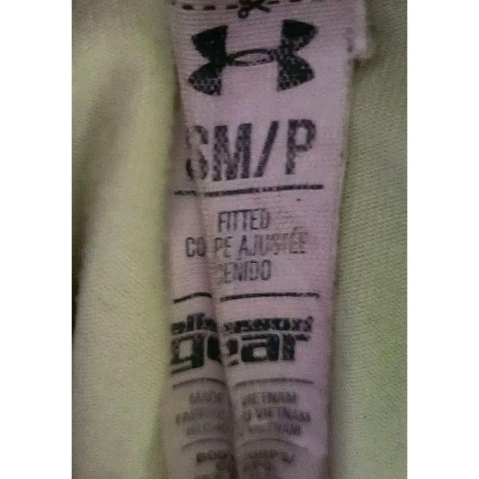 Under Armour Under Armour Womens All Weather Half Zip Jacket S Yellow Running Pullover Size S / US 4 / IT 40 - 7 Thumbnail
