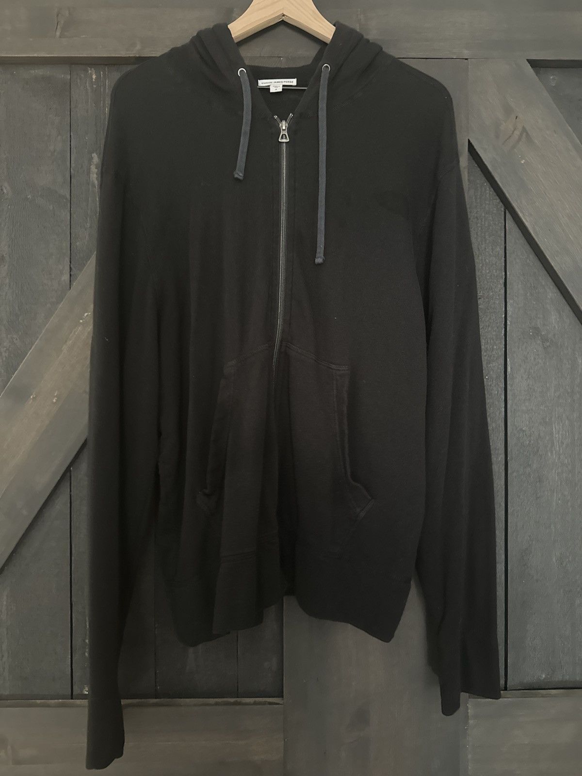 James Perse James Perse BLACK HOODIE Size US XL / EU 56 / 4 - 1 Thumbnail