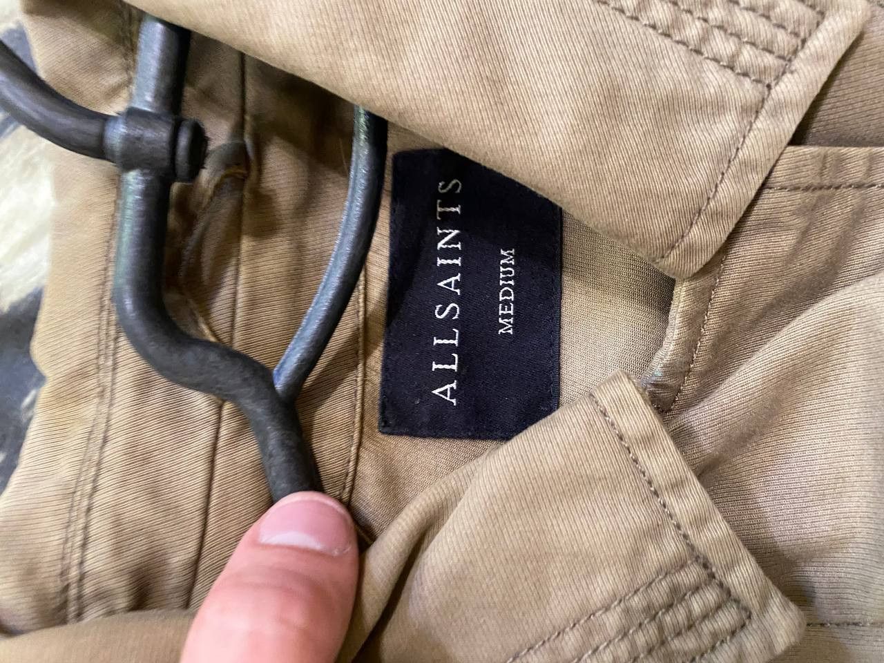 Allsaints Streetwear beige jacket Allsaints Y2K vintage Size US M / EU 48-50 / 2 - 2 Thumbnail