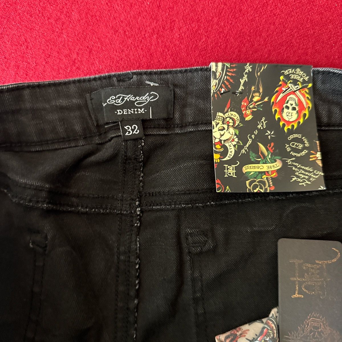 Ed Hardy × Vintage ED HARDY JEANS Size 32" / US 10 / IT 46 - 2 Thumbnail
