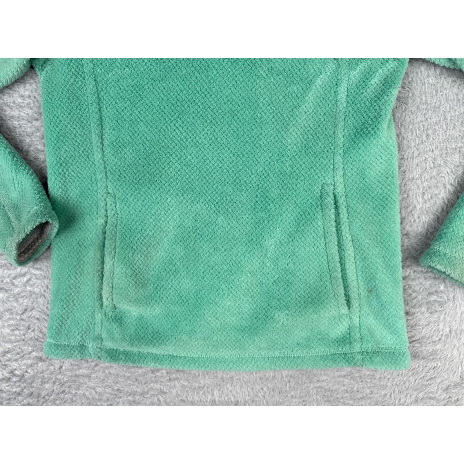 Patagonia Patagonia Sweater Women's Small Green Re-Tool Snap-T Pullover Mock Neck Fleece Sweatshirt Size S / US 4 / IT 40 - 5 Thumbnail