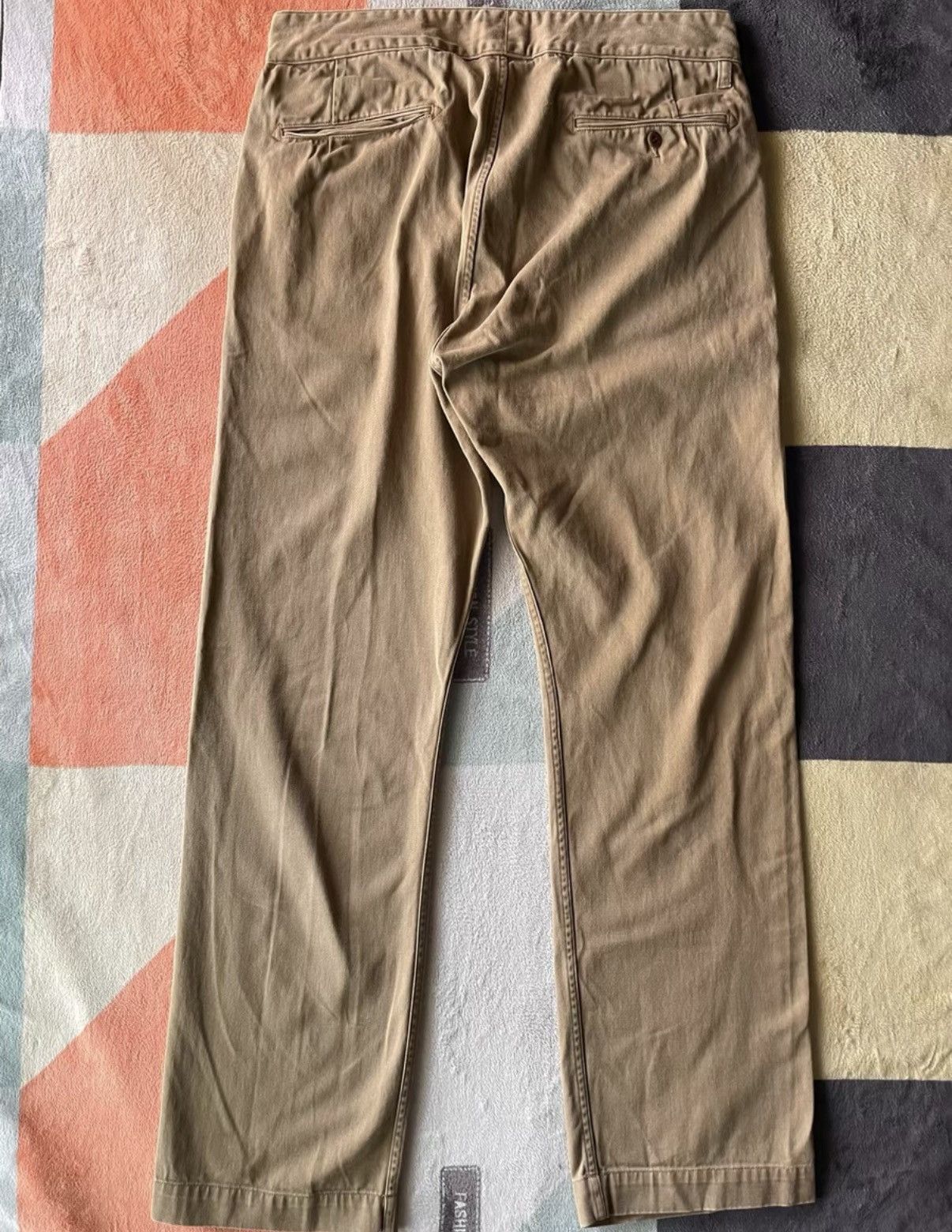 RRL Ralph Lauren RRL Ralph Lauren Double RL Gurkha Khaki Officer Pants K22 Size US 36 / EU 52 - 6 Thumbnail