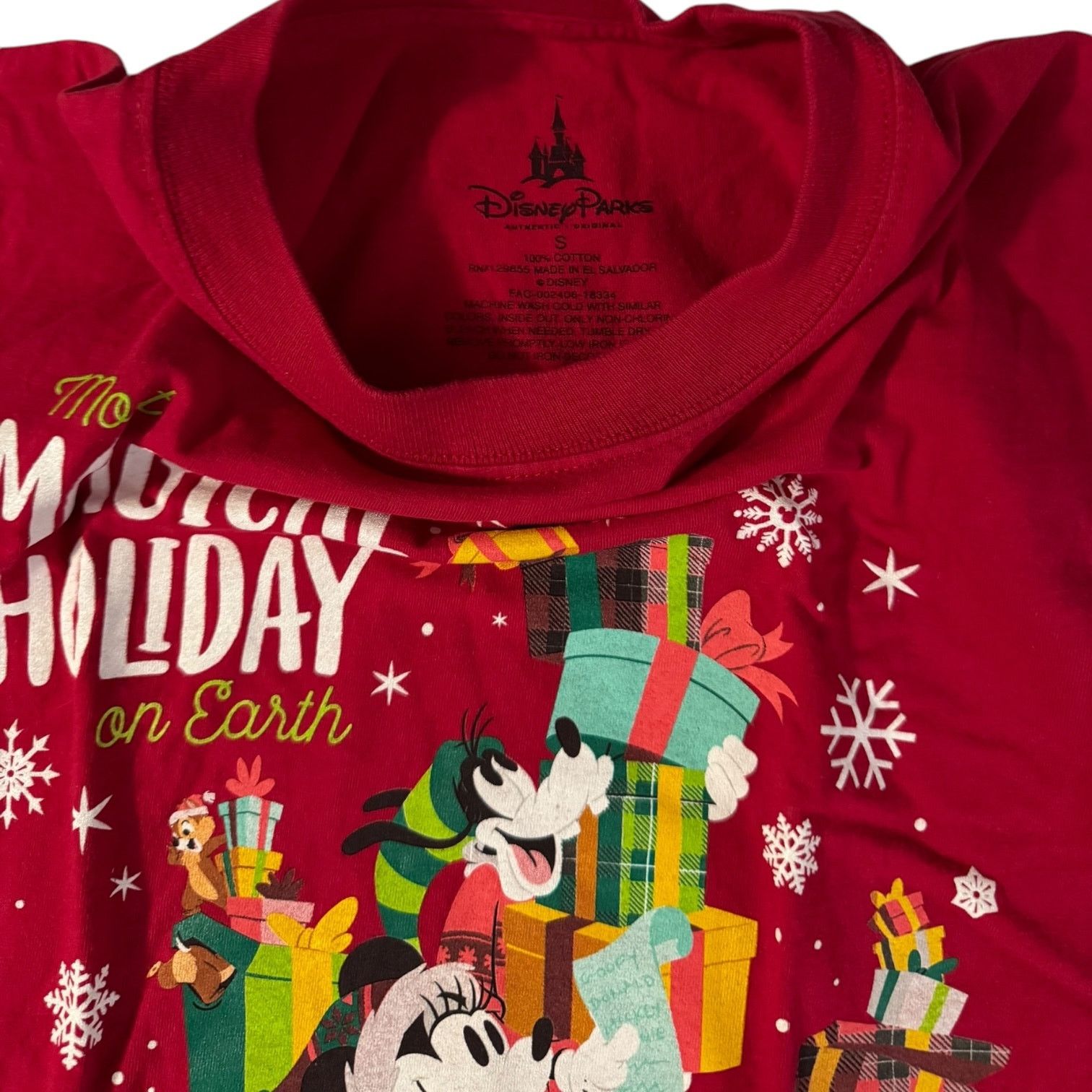 Disney Disney Parks Authentic Most Magical Holiday 2018 Shirt SM Size US S / EU 44-46 / 1 - 3 Thumbnail