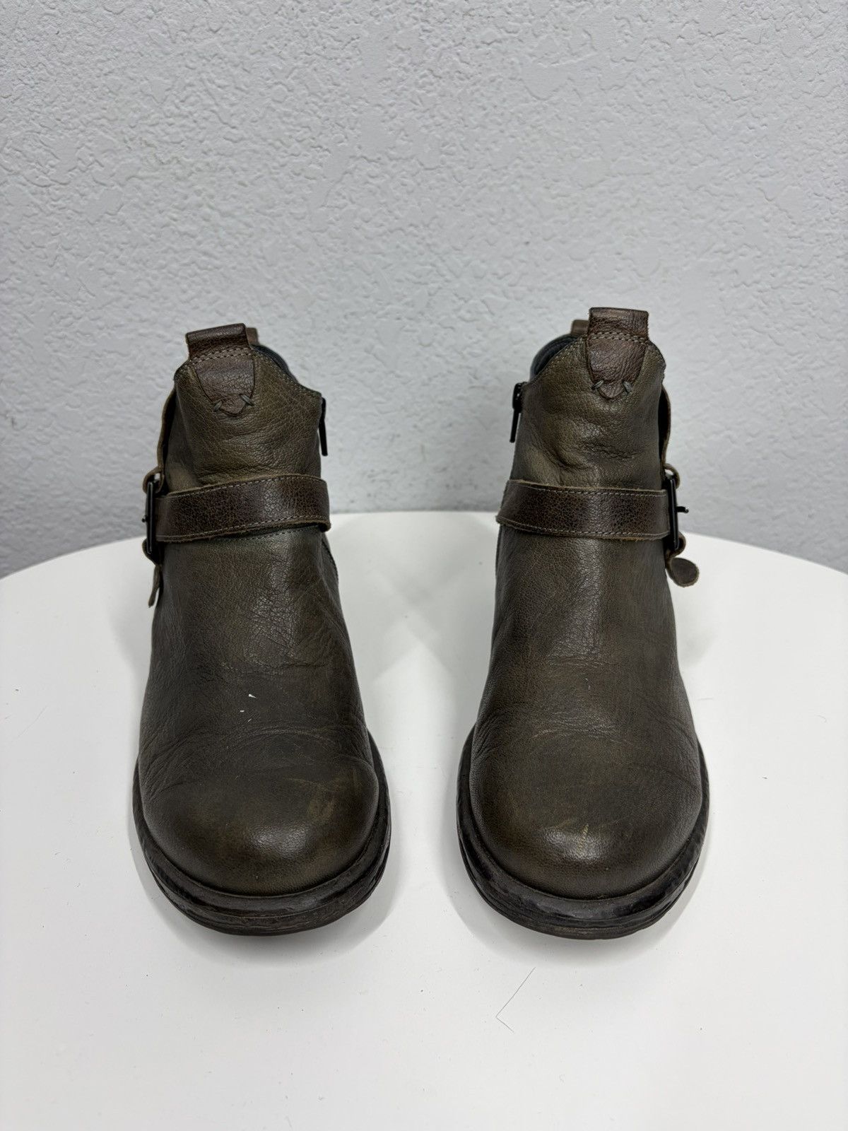Hedi Slimane Vintage Italian Rangers AS98 Guidi Style Leather Biker Boots Size US 8 / EU 41 - 4 Thumbnail
