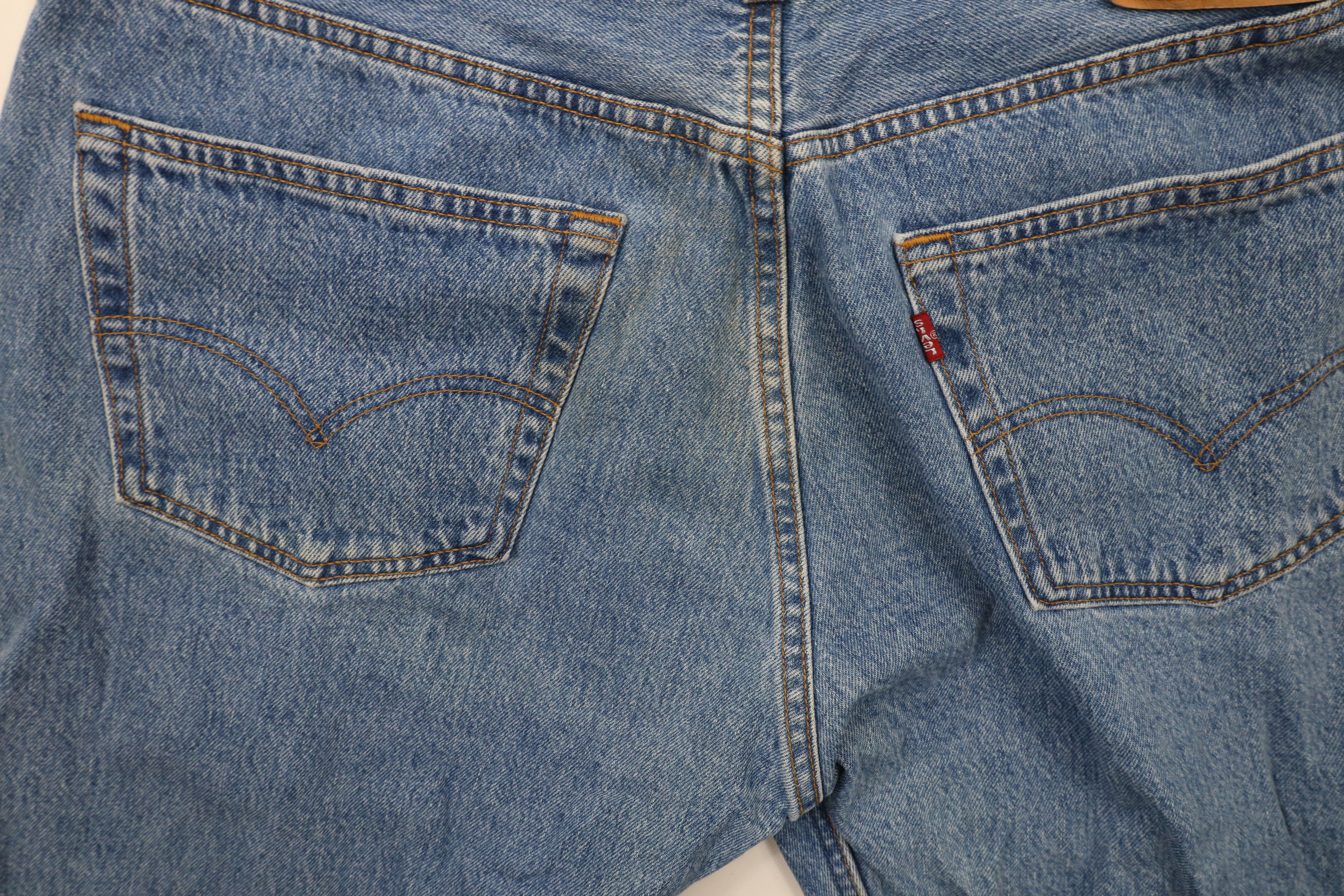 Levi's × Vintage Vintage 90s Levis 501xx Button Fly Original Fit Jeans USA Size US 36 / EU 52 - 15 Thumbnail