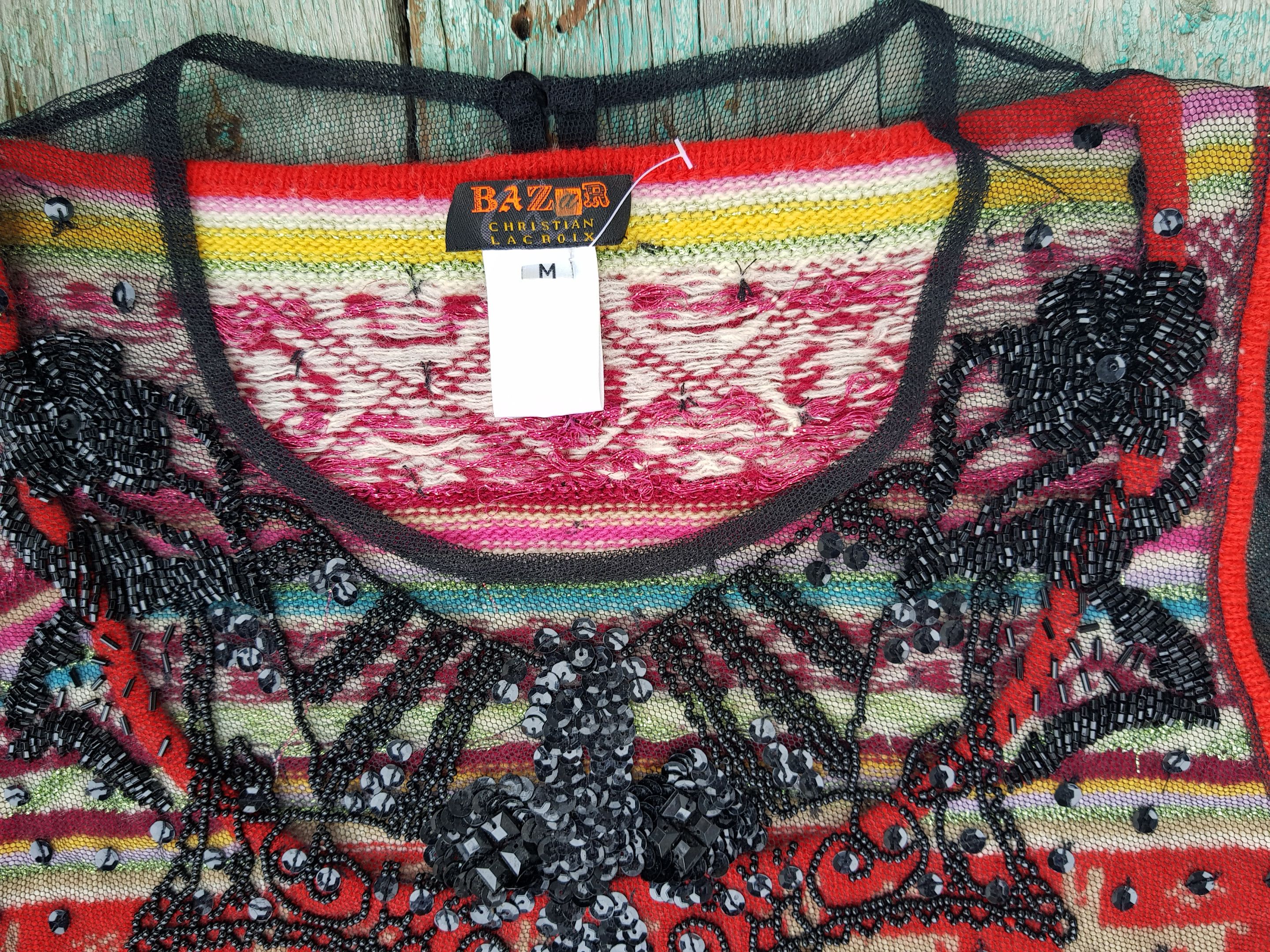 Christian Lacroix Bazar Christian Lacroix Vintage Sweater Size M / US 6-8 / IT 42-44 - 2 Thumbnail