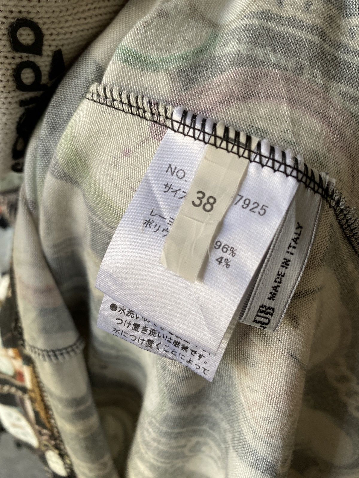 Japanese Brand Trust Club Fullprint Vintage Clock Italy Jean Paul Gaultier Size US S / EU 44-46 / 1 - 11 Thumbnail
