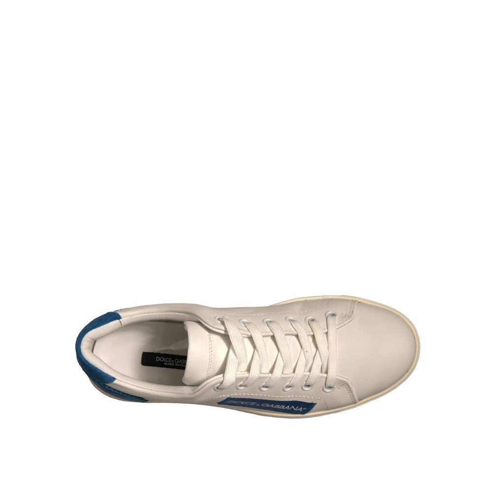 Dolce & Gabbana Dolce & Gabbana White Suede Leather Low Top Sneakers Shoes Size US 6 / IT 36 - 8 Thumbnail