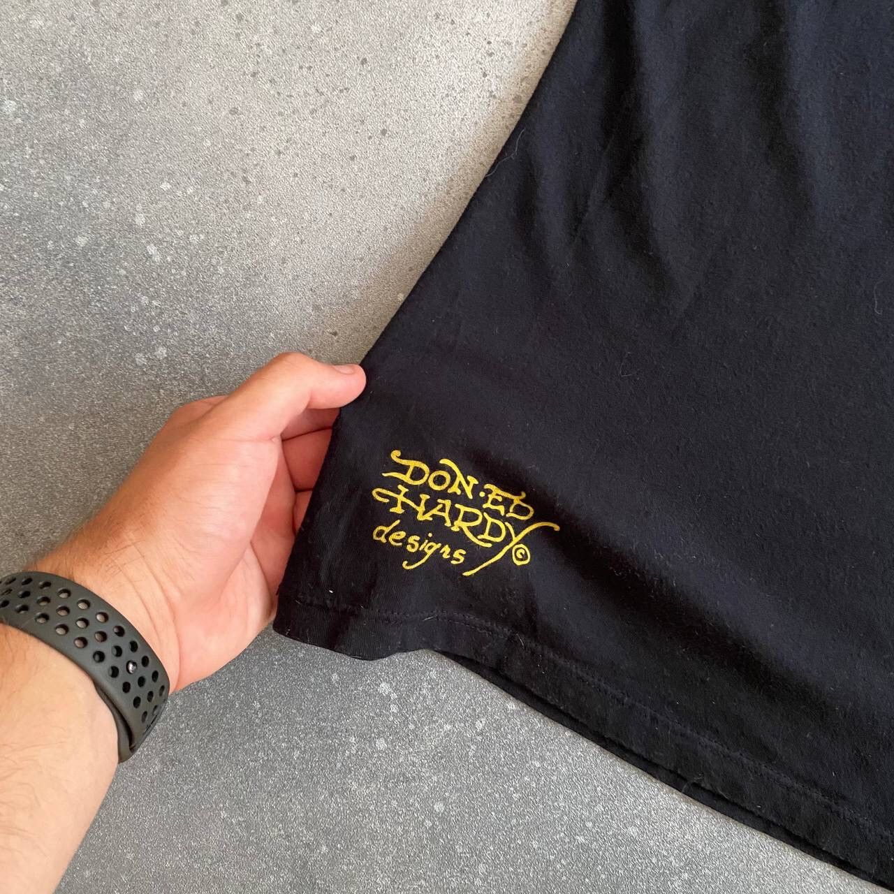 Christian Audigier × Ed Hardy Y2K ED HARDY BY CHRISTIAN AUDIGIER RHINESTONES T-SHIRT Size M / US 6-8 / IT 42-44 - 5 Thumbnail