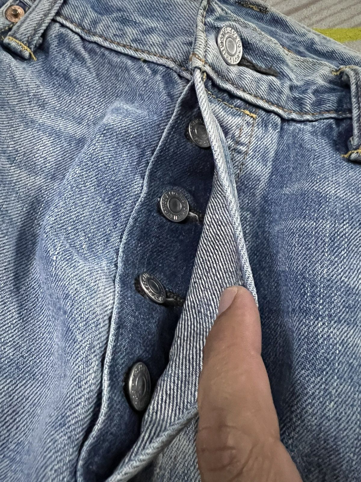 Levi's Vintage Levis 501 Distress Stone Wash Jean Size US 34 / EU 50 - 11 Thumbnail