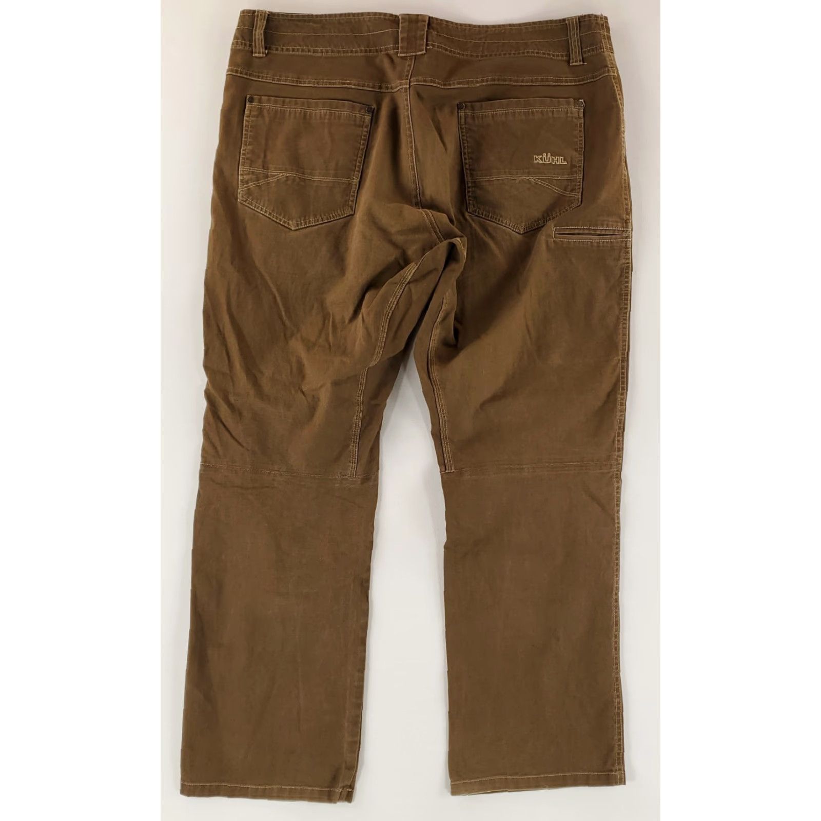 Vintage Kuhl Kanvus Jean Pants Brown 38x30 Mens Chino Inseam 30 38x29.5 Actual Size US 38 / EU 54 - 6 Thumbnail