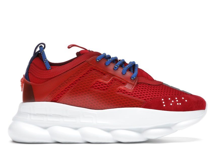 Versace Chain Reaction 2 Chainz Red Sneakers
