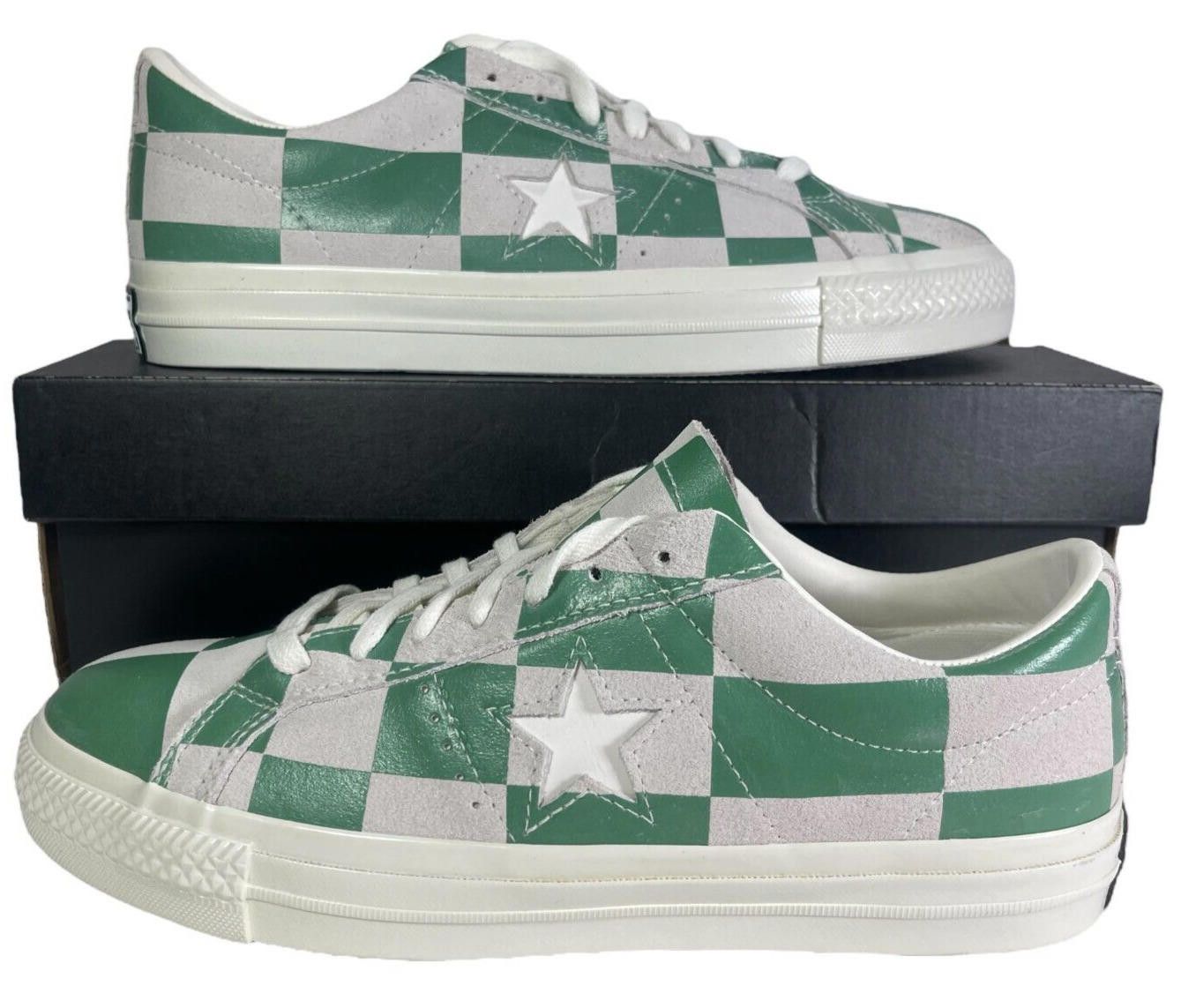 Converse Converse One Star Ox White Checkered Green 172353C Men's 9 Size US 9 / EU 42 - 2 Thumbnail