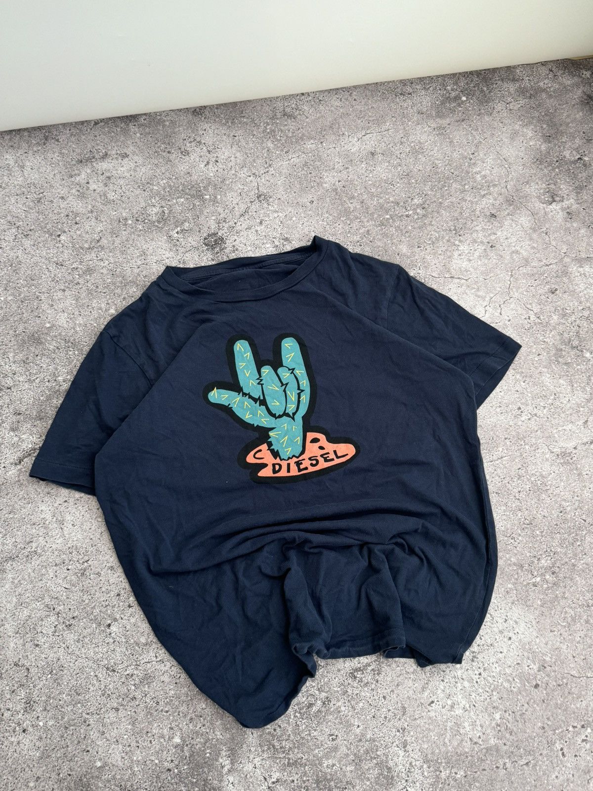 Diesel × Vintage Vintage Diesel Y2K rock tee Size US M / EU 48-50 / 2 - 4 Thumbnail