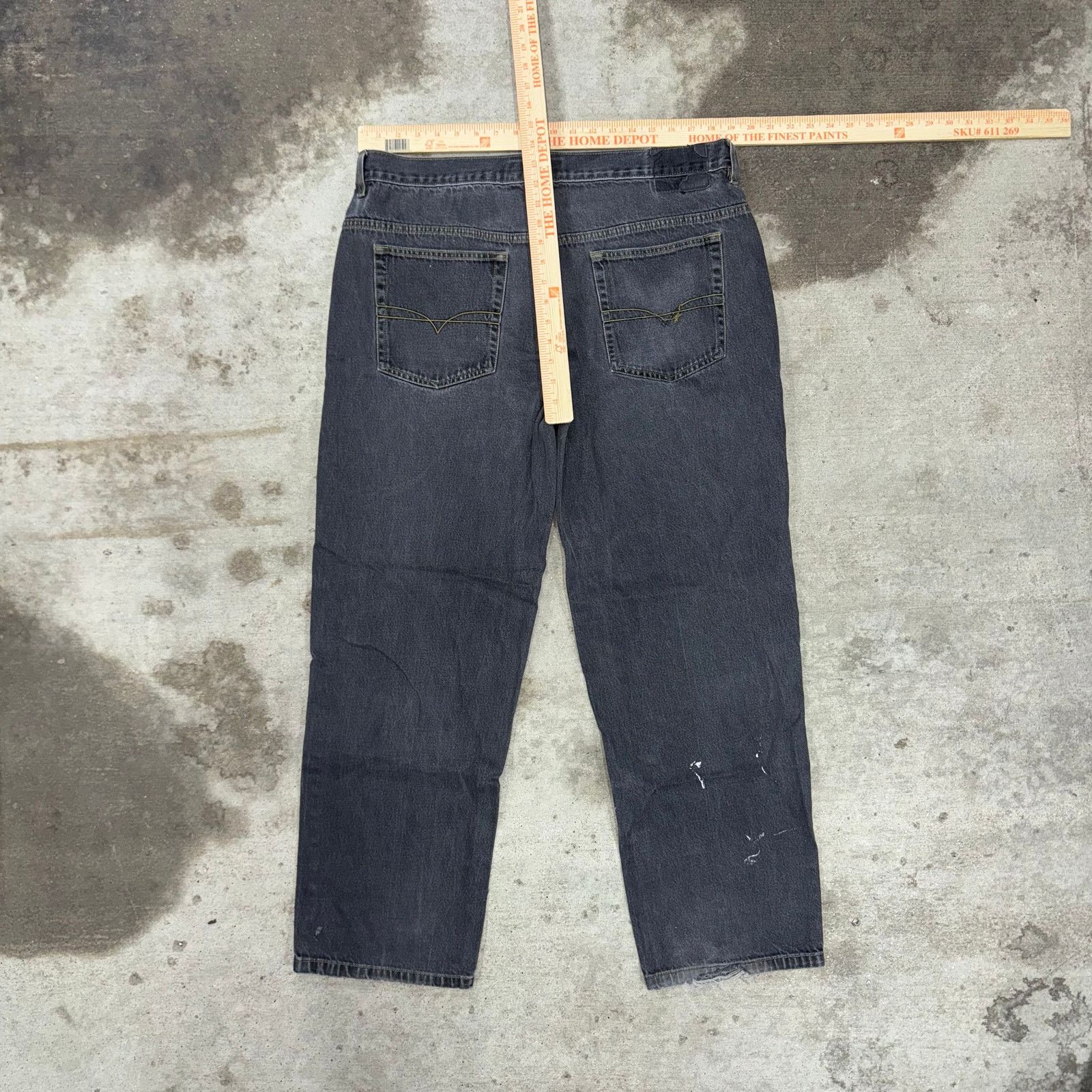 Anchor Blue Vintage Y2K anchor blue original baggy 00s surf skate jeans Size US 38 / EU 54 - 4 Thumbnail