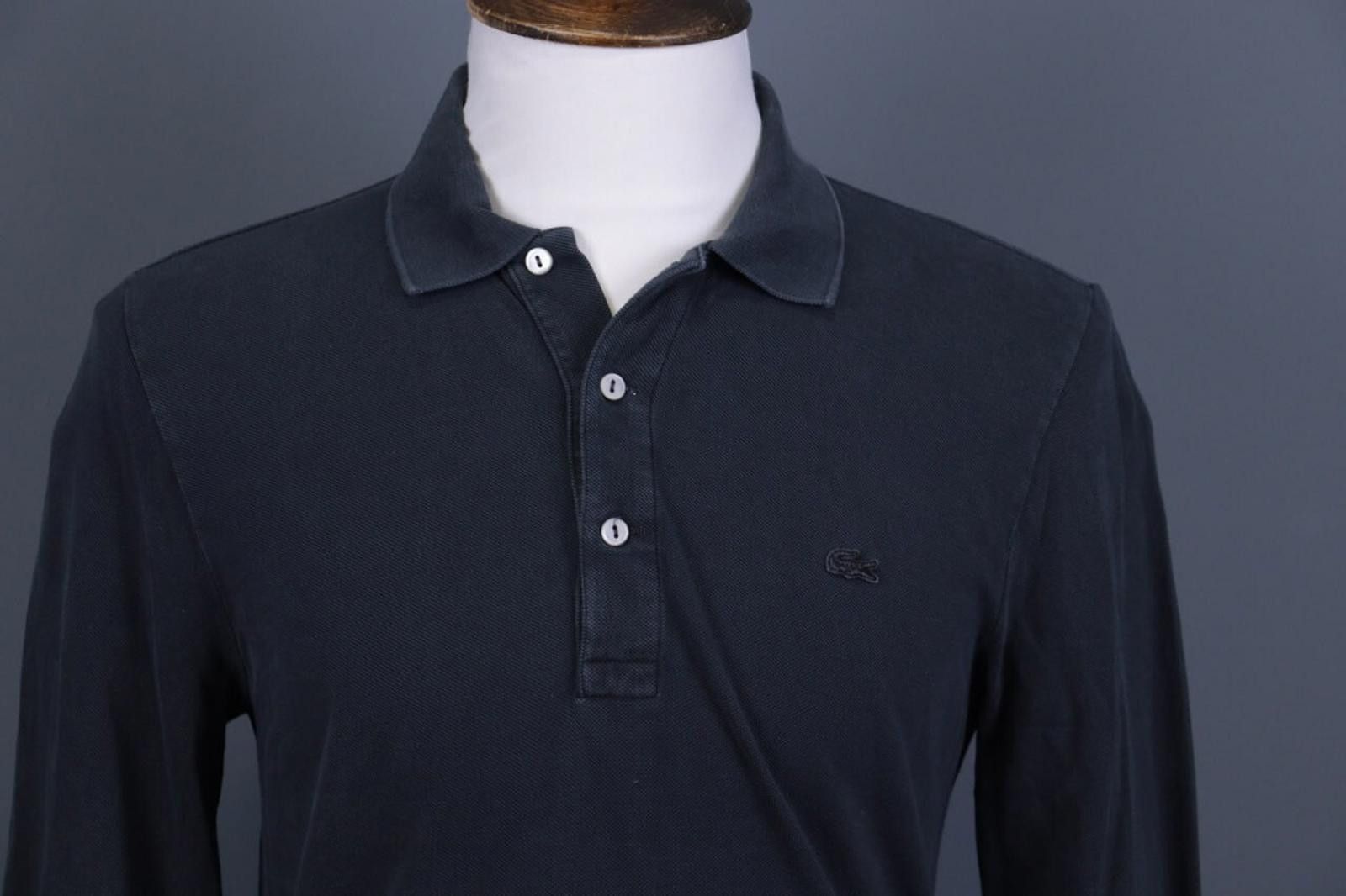 Lacoste Lacoste Gray Vintage Polo Neck Pullover Pumper Size 3 / S Size US M / EU 48-50 / 2 - 4 Thumbnail