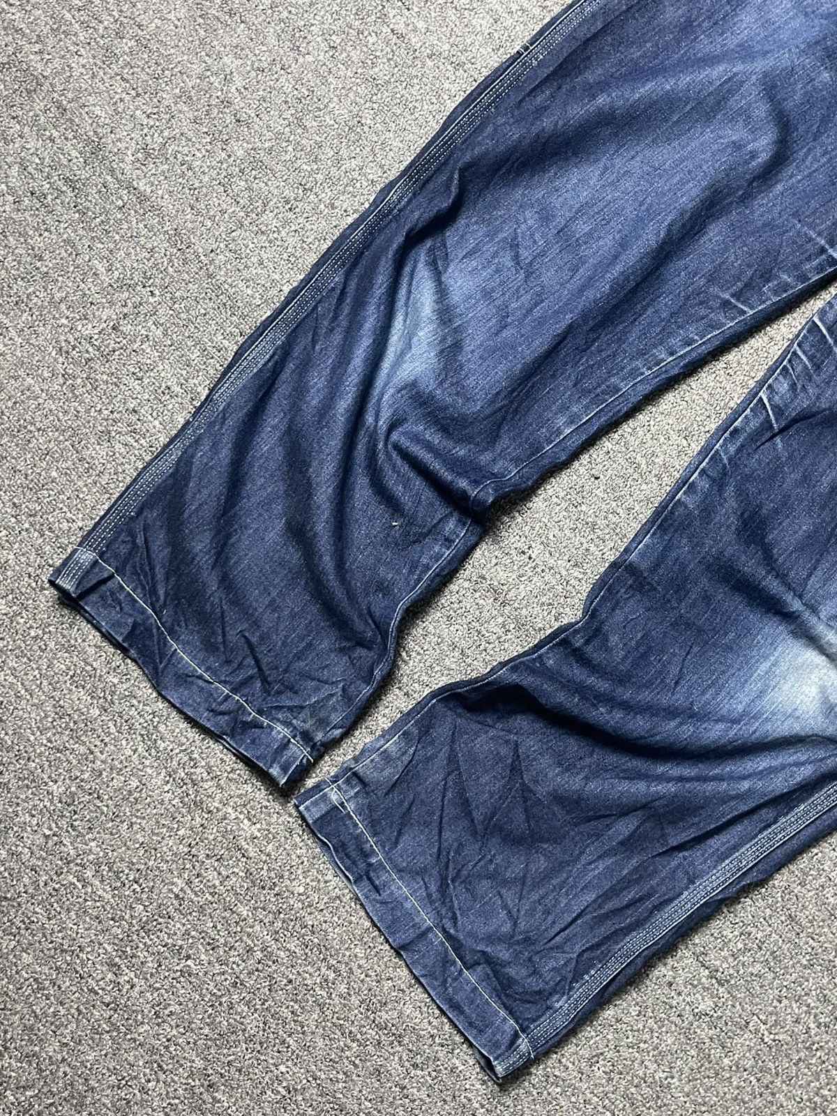 Japanese Brand × Vintage BACK NUMBER x WASHI DENIM Baggy Jeans (91) Size US 31 - 2 Thumbnail