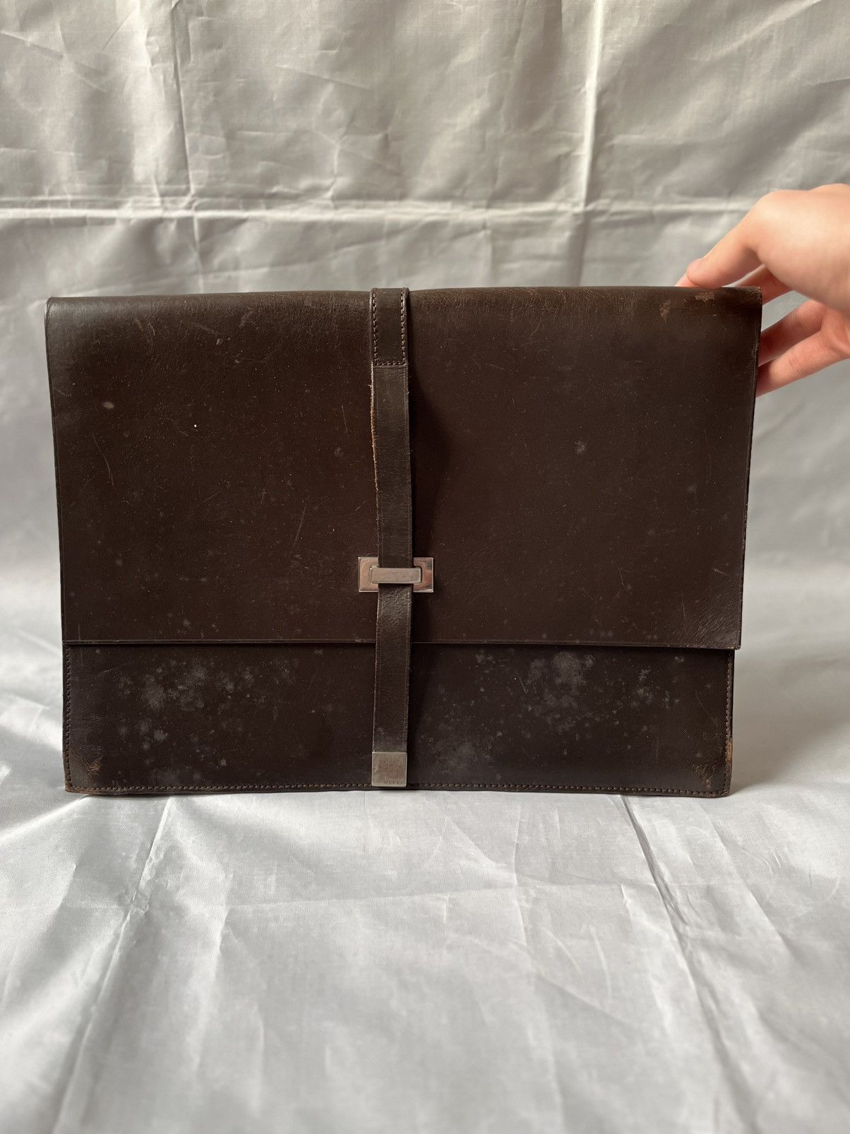 Gucci Gucci Vintage Leather Portfolio / Document Case Size ONE SIZE - 1 Thumbnail