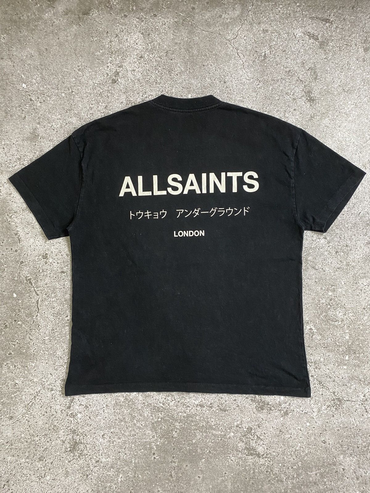 Allsaints Underground Oversized Crew Neck T-Shirt Size US L / EU 52-54 / 3 - 1 Thumbnail