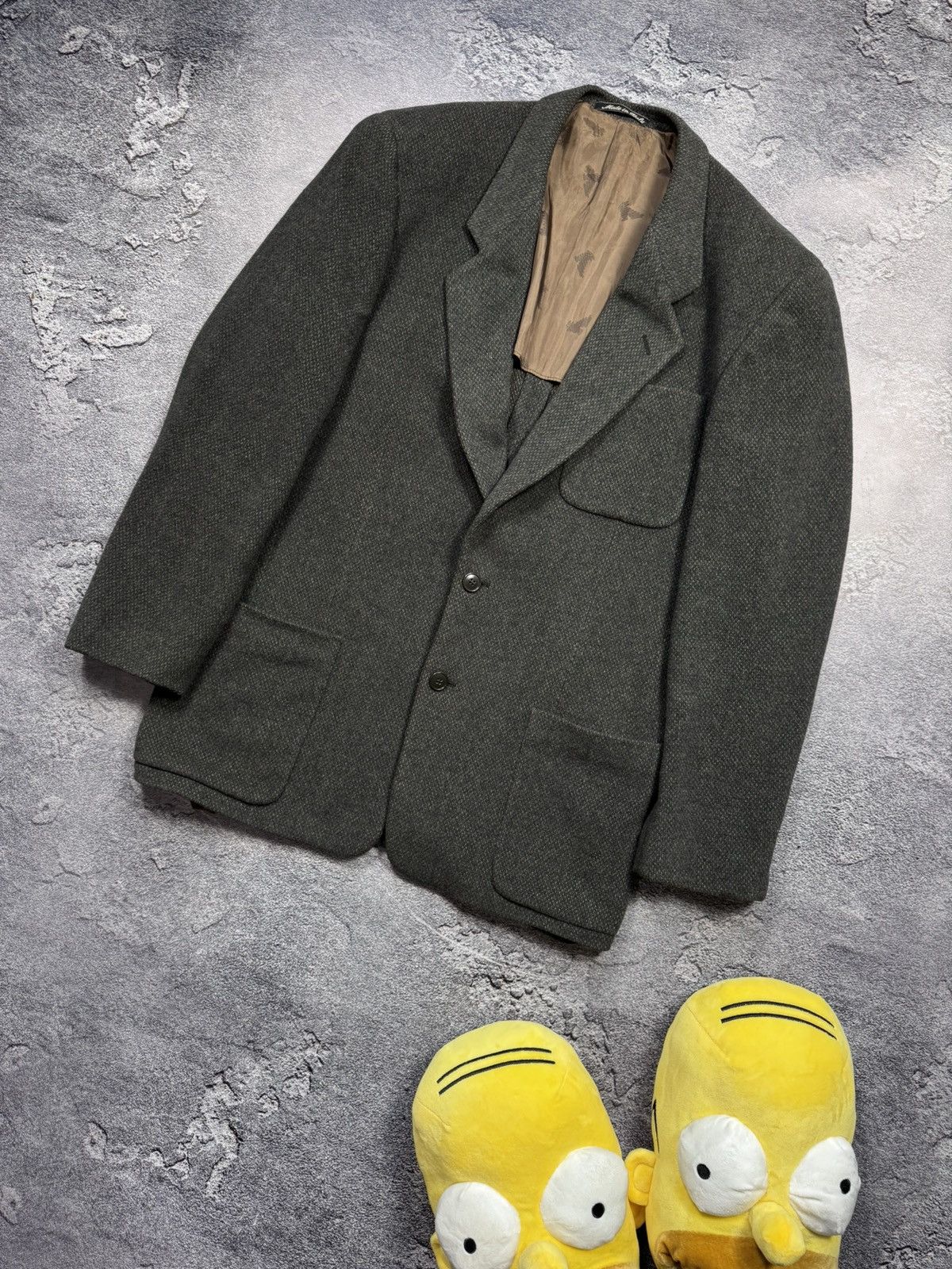 Emporio Armani Emporio Armani Vintage Wool & Cashmere Blazer Size 48R - 1 Thumbnail