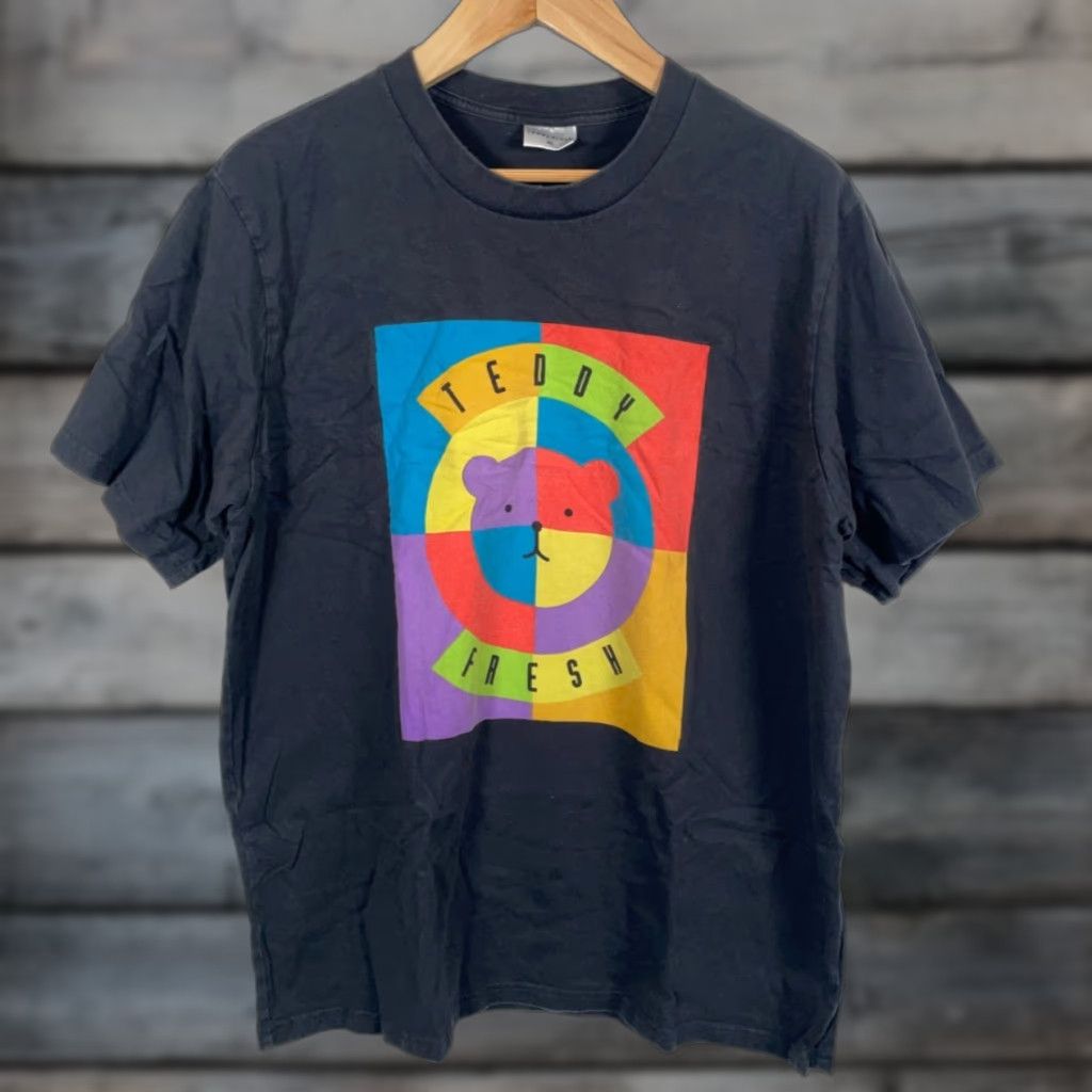 Teddy Fresh Teddy Fresh T-Shirt Black XL Box Logo Print Crewneck 100% Cotton Men’s Shirt Size US XL / EU 56 / 4 - 1 Thumbnail