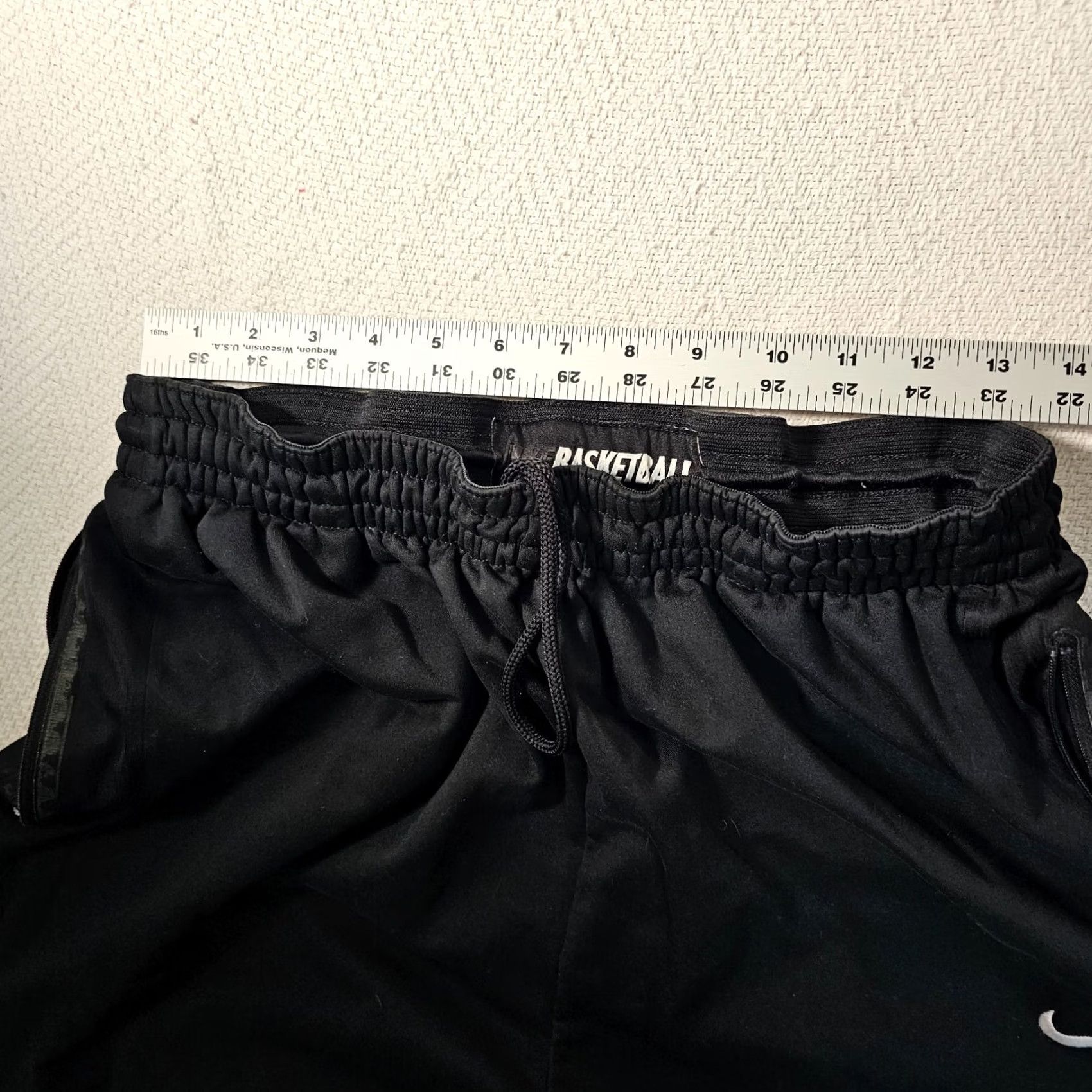 Nike Nike Basketball Track Pants Men XL Black DRI-FIT Baggy Straight 31" Inseam Pockets Moisture Wicking Quick Dry Size US 36 / EU 52 - 4 Thumbnail