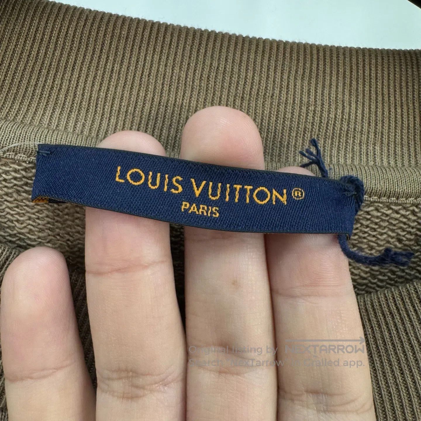 Louis Vuitton Louis Vuitton 25FW Script Embroidered Letter Sweatshirt| Size US XL / EU 56 / 4 - 5 Thumbnail