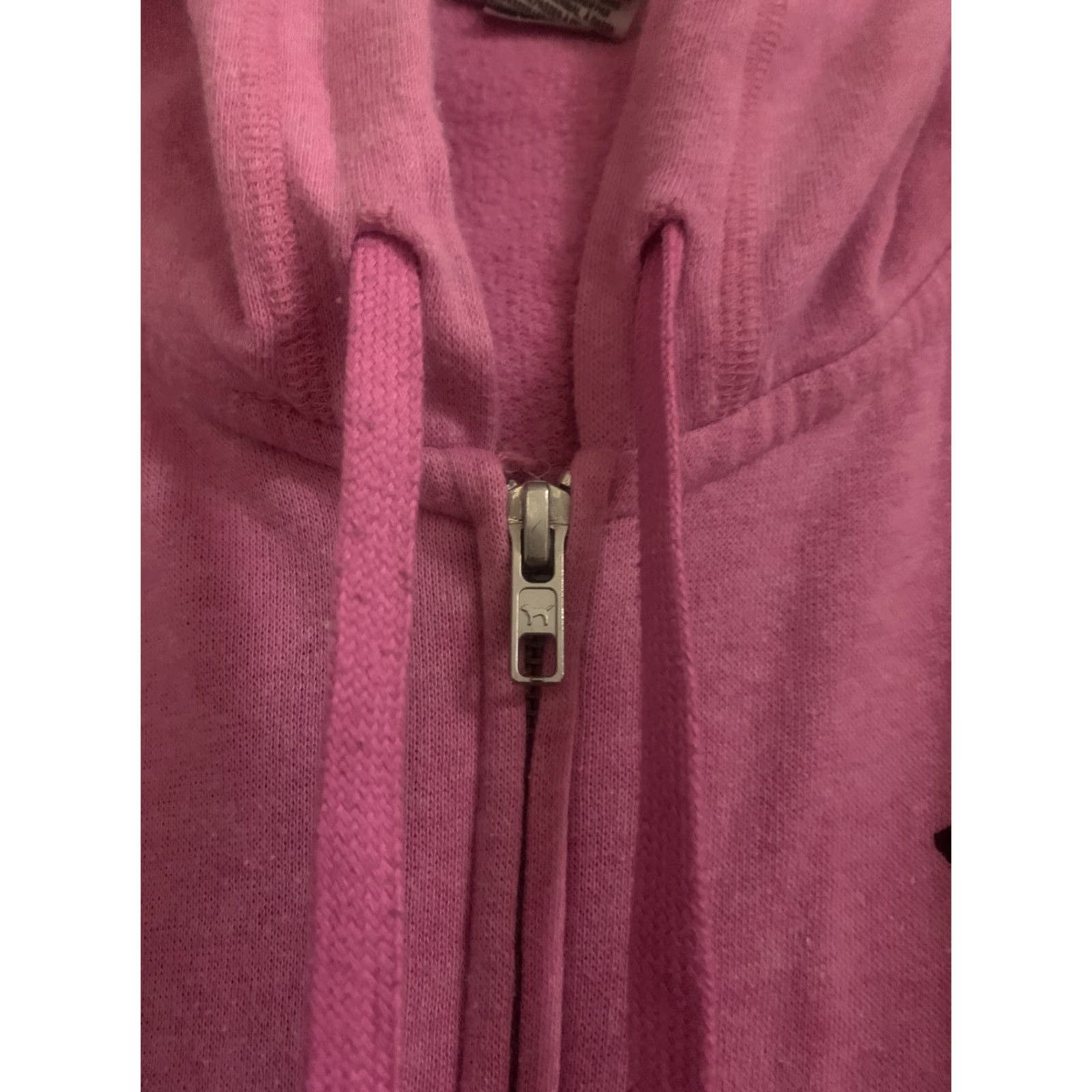 Victoria's Secret Victoria's Secret PINK Full Zip Hoodie Women Pink Size S Logo Cotton Blend Blended Fabric Size S / US 4 / IT 40 - 3 Thumbnail