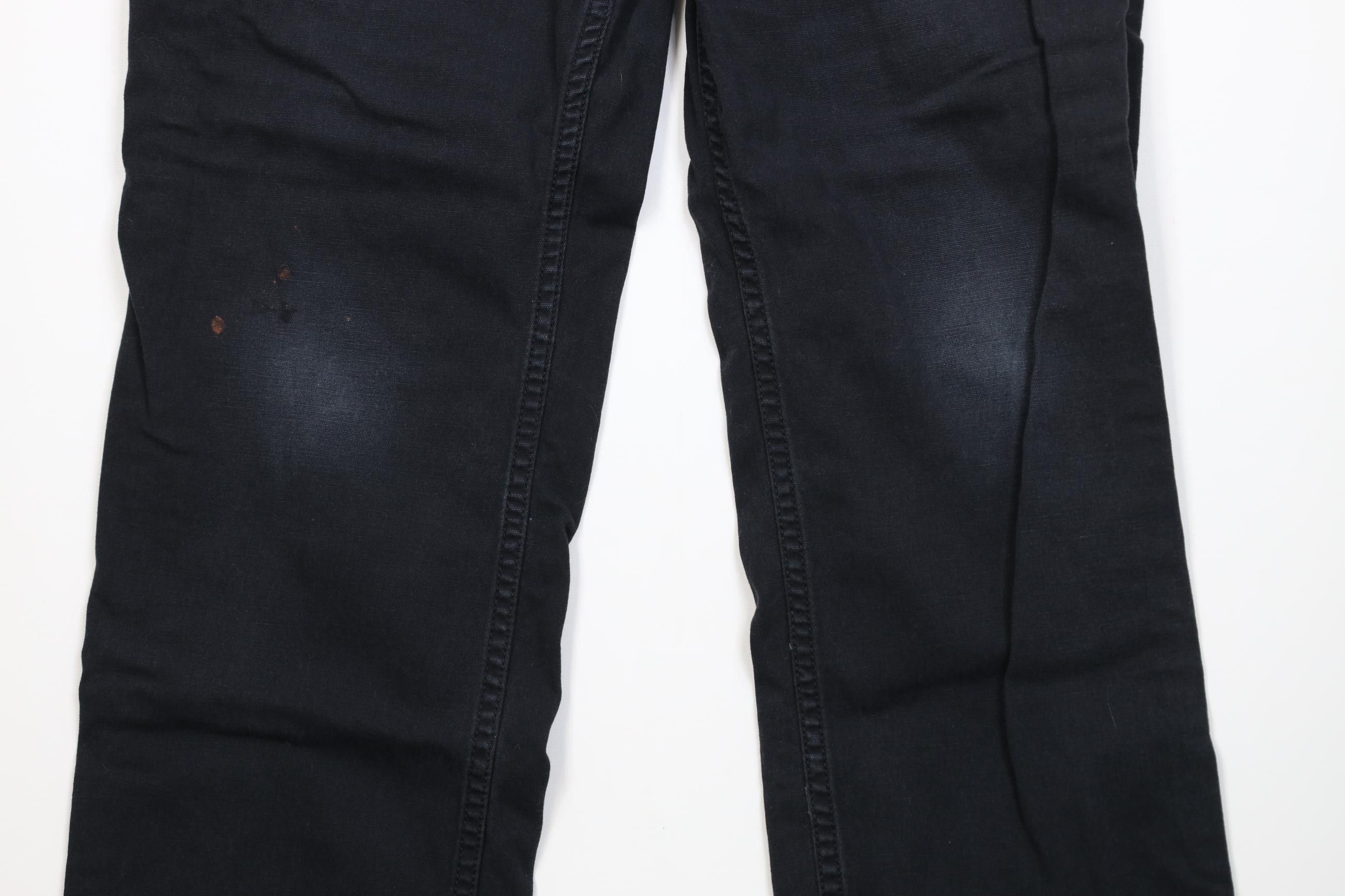 Carhartt Vintage Y2K Carhartt Relaxed Fit Stretch Canvas Pants Black Size US 33 - 3 Thumbnail