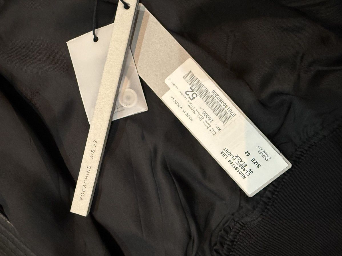 Rick Owens Rick Owens Leather Flight Jack Size US L / EU 52-54 / 3 - 4 Thumbnail