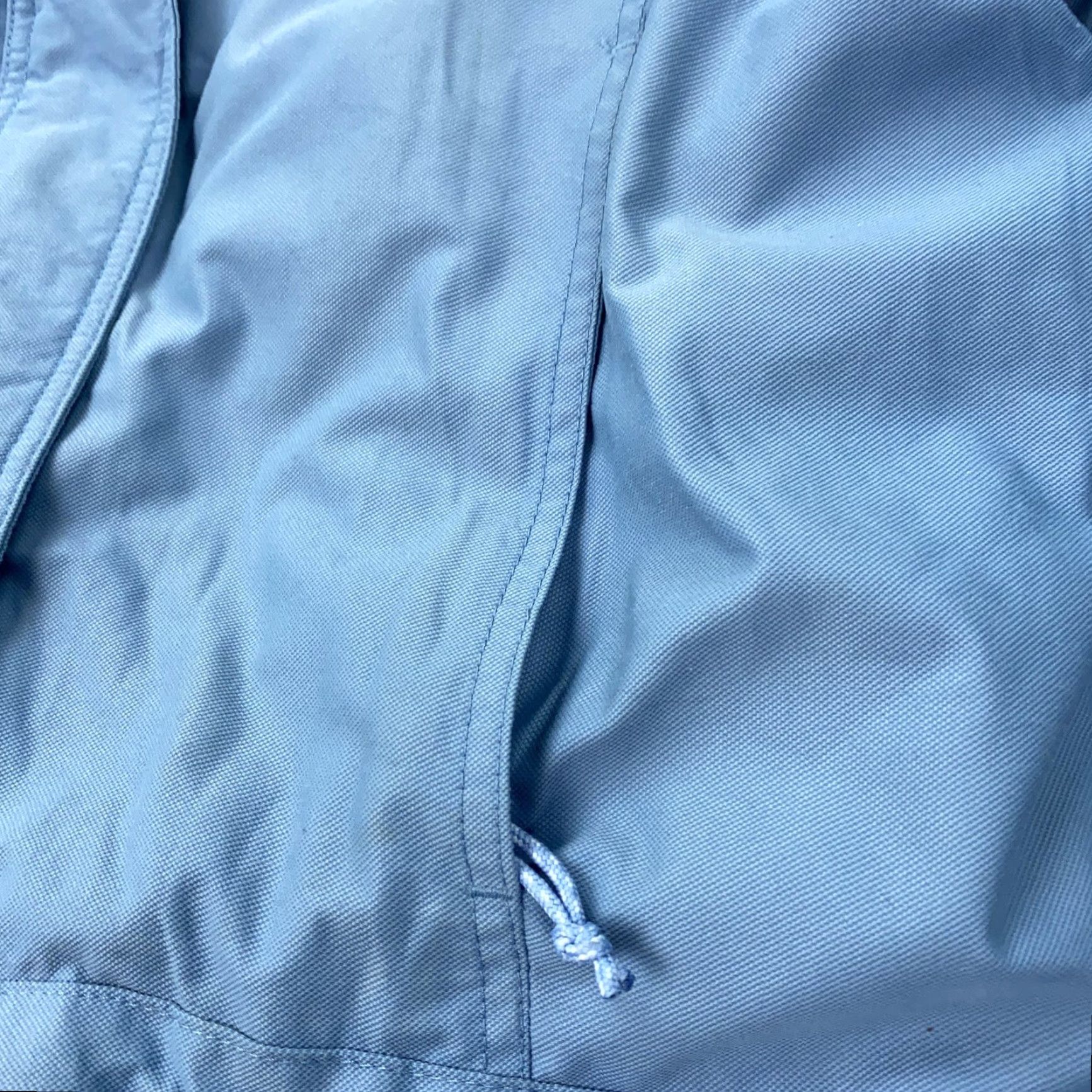 Vintage L.L. Bean Parka Womens Medium Blue Insulated Down Hooded Coat with Fur Trim Zip Size M / US 6-8 / IT 42-44 - 4 Thumbnail