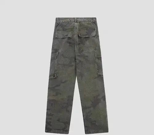 Japanese Brand Retro street camouflage workwear straight denim trousers Size US 32 / EU 48 - 3 Thumbnail