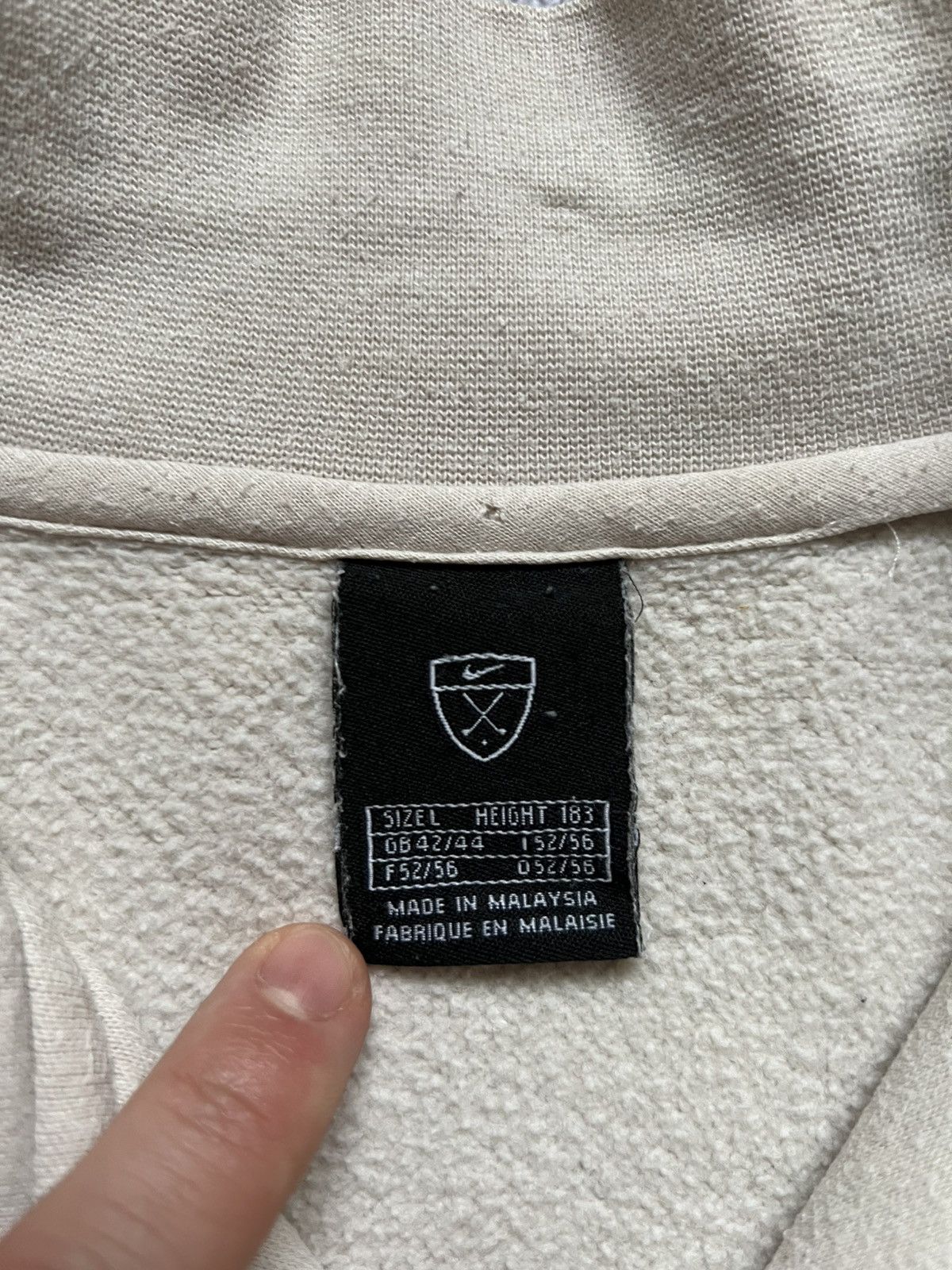 Nike × Vintage Vintage Nike Golf 1/3 Zip Sweatshirt Size US L / EU 52-54 / 3 - 7 Thumbnail