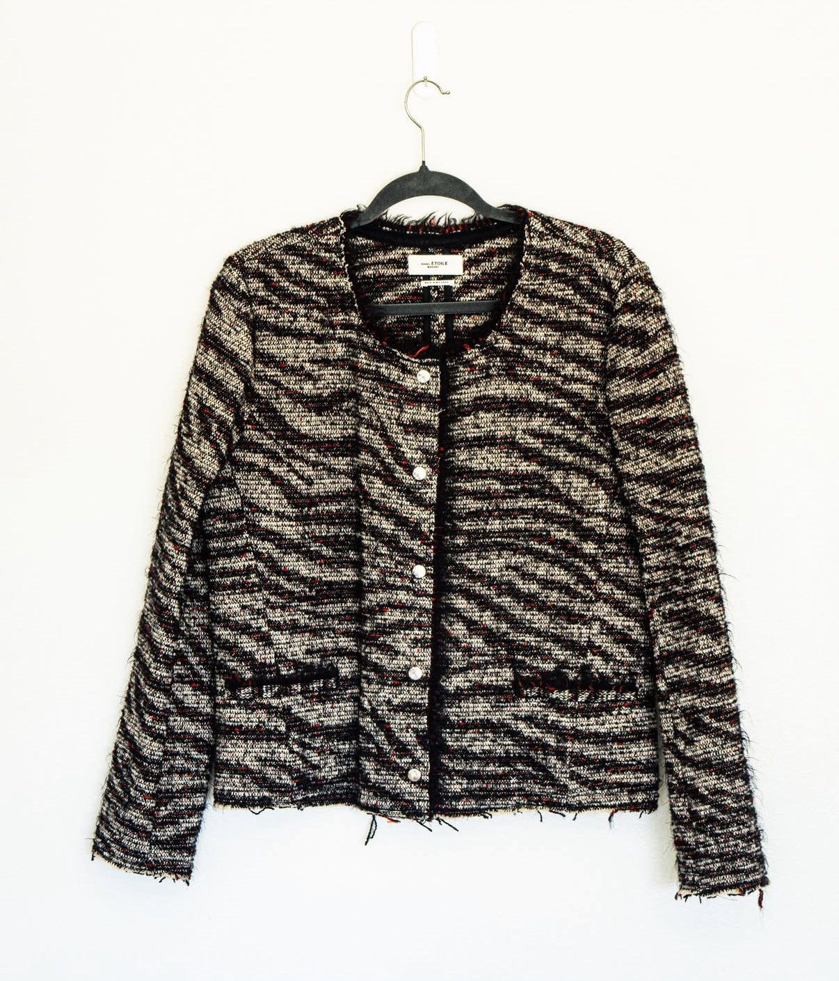 Isabel Marant Etoile Isabel Marant Étoile Tweed Jacket in Mixed Tones Size M / US 6-8 / IT 42-44 - 2 Thumbnail
