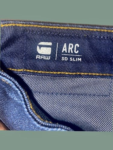 G-Star G-Star RAW Arc 3D Slim Jeans Men’s 31x32 Dark Wash Size US 31 - 4 Thumbnail