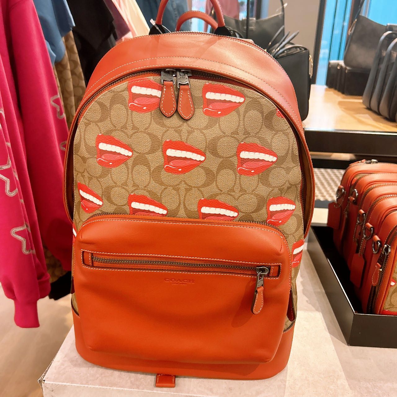 image of Coach X Tom Wesselmann West Backpack In Signature Canvas, Men's