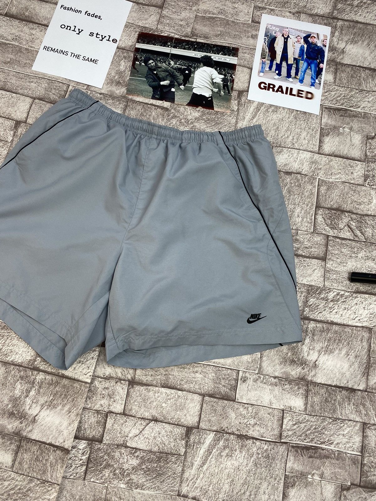 Nike × Vintage Nylon Nike Shorts Y2k style Xl by Travis Scott Size US 38 / EU 54 - 5 Thumbnail