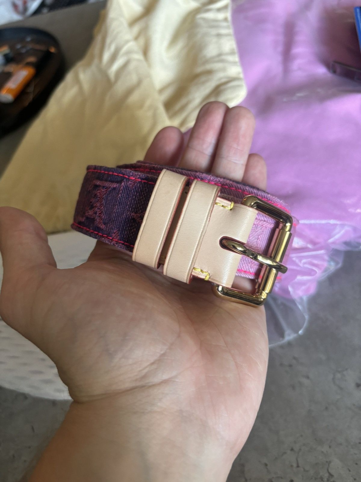 Louis Vuitton Lv monogram belt from 2010 Size ONE SIZE - 11 Thumbnail
