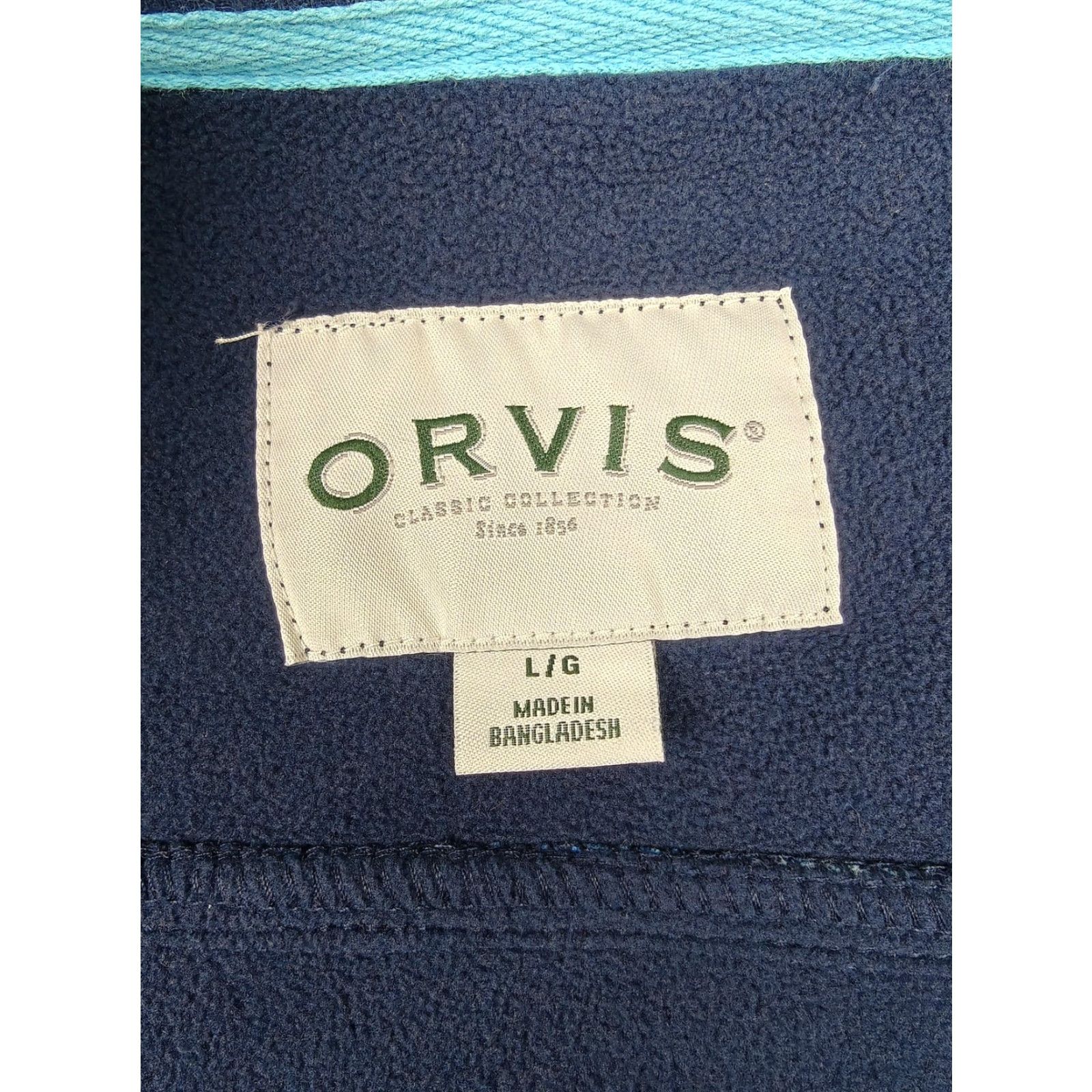 Orvis Orvis Jacket Mens Large Blue Plaid Fleece Lined Snap Front Shacket Outdoor Size US L / EU 52-54 / 3 - 3 Thumbnail