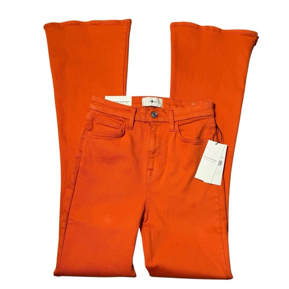 7 For All Mankind NWT New $228 7 For All Mankind Ultra High Rise Skinny Bootc Size 26" / US 2 / IT 38 - 4 Thumbnail