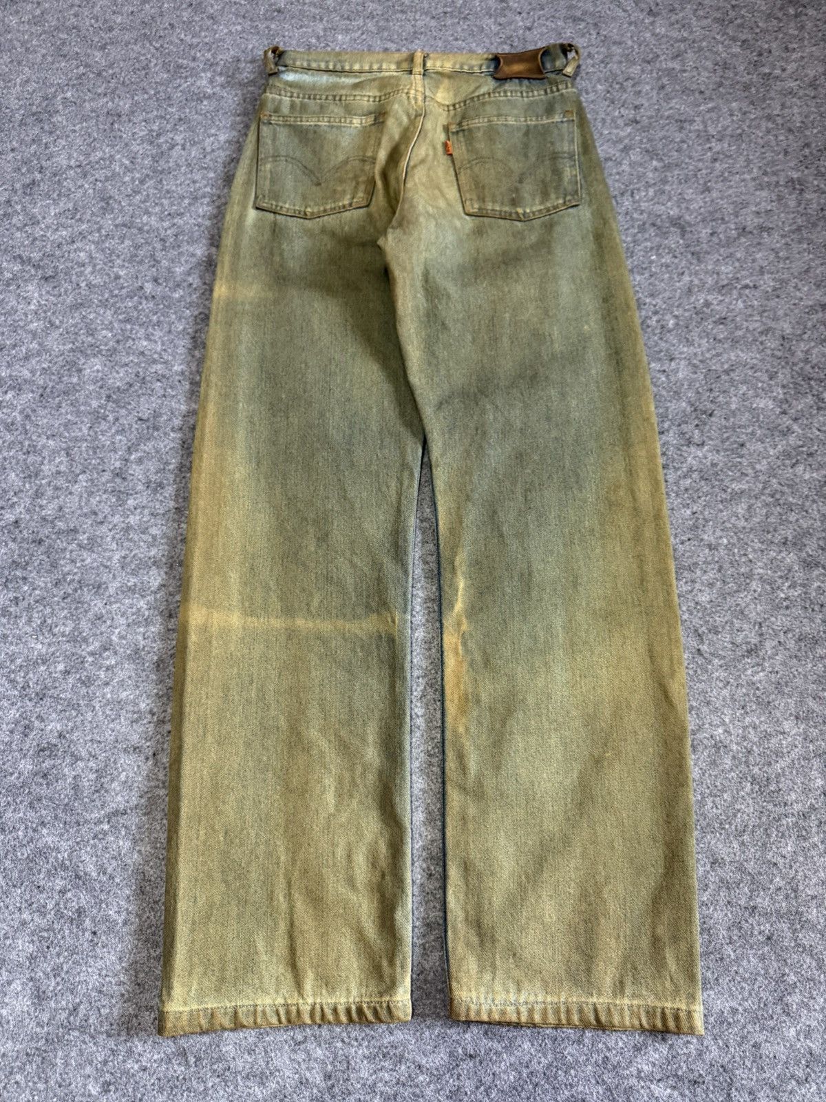 Levi's × Vintage Vintage 90s Levis Orange Tab Muddy Dusty Jeans Size US 28 / EU 44 - 2 Thumbnail