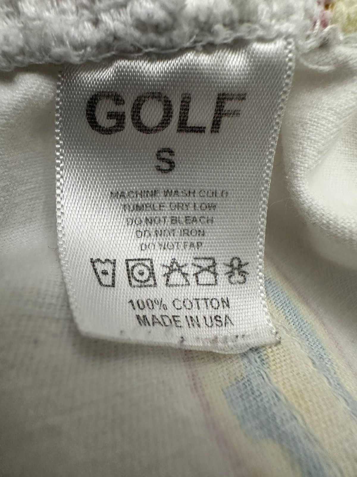 Golf Wang Rare Golf Wang White Fisheye Oval Logo Tee Sz. Small S Size US 30 / EU 46 - 5 Thumbnail