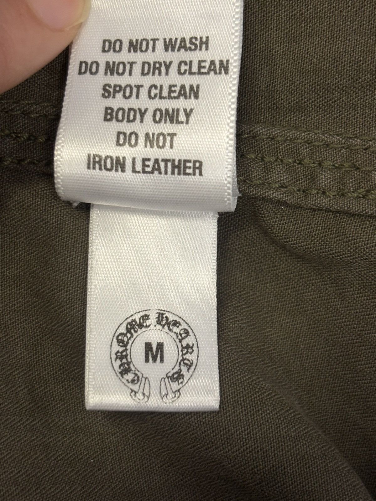 Chrome Hearts Chrome Hearts Fleur Patch olive green shirt Size US M / EU 48-50 / 2 - 5 Thumbnail