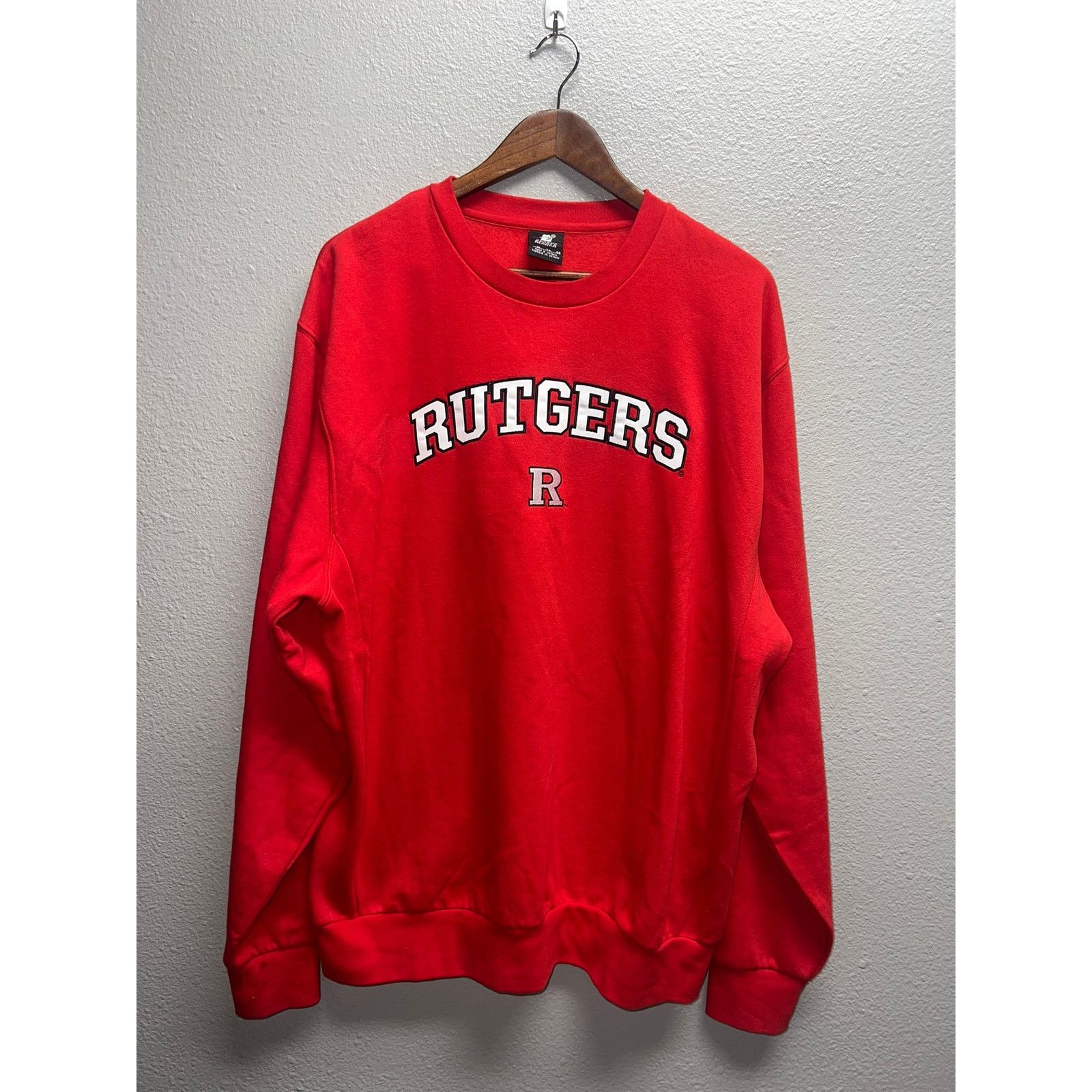 Vintage Vintage Rutgers University Sweatshirt College Crewneck XL Size US XL / EU 56 / 4 - 1 Thumbnail