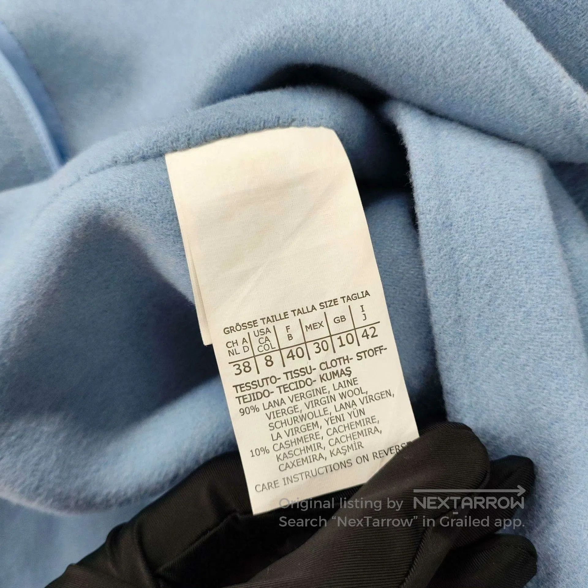 Other MaxMara Blue Wool Coat Size 42. Size US L / EU 52-54 / 3 - 8 Thumbnail