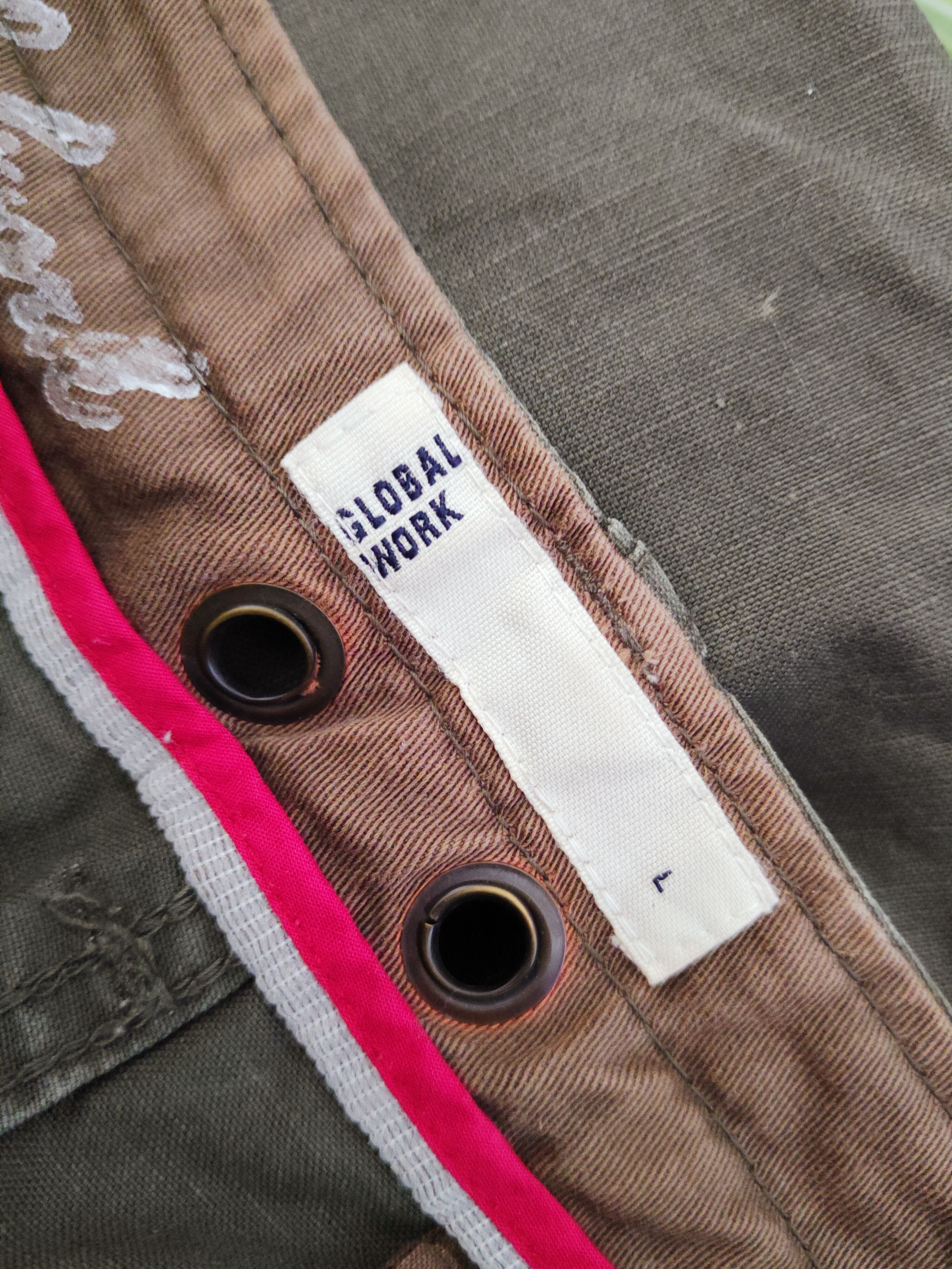 Global Work × Vintage Vintage Global Work Olive Multi Tactical pocket Cargo Pants Size US 36 / EU 52 - 15 Thumbnail