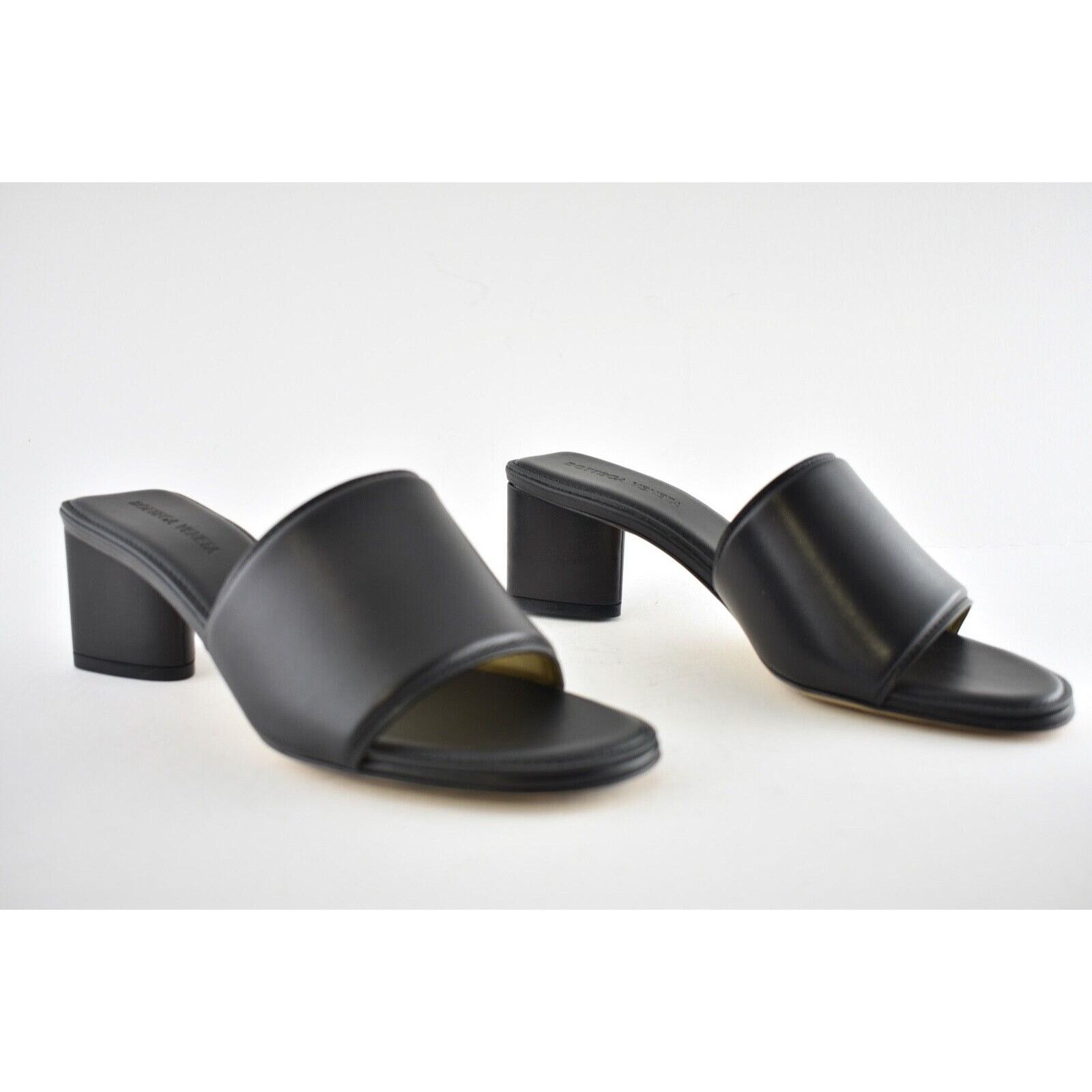 Bottega Veneta Bottega Veneta Band Black Calf Leather Sandal Backless Size US 6.5 / IT 36.5 - 2 Thumbnail