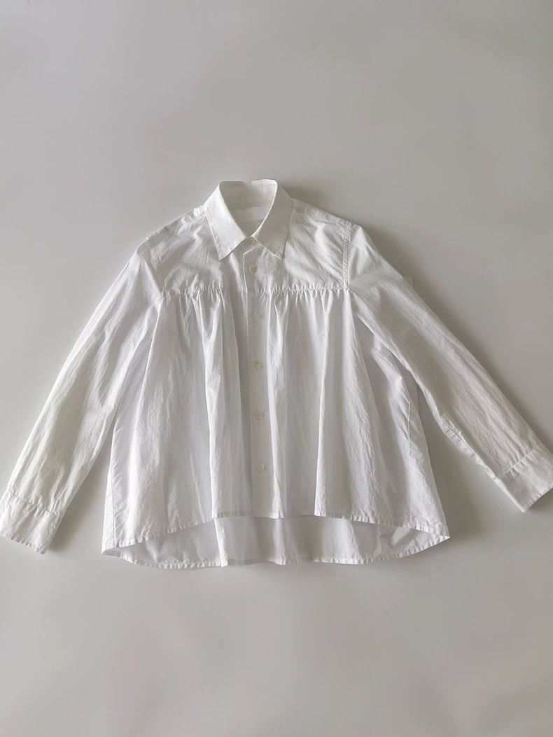 Comme des Garcons Comme Des Garcons White irregular silhouette shirt Size S / US 4 / IT 40 - 1 Thumbnail