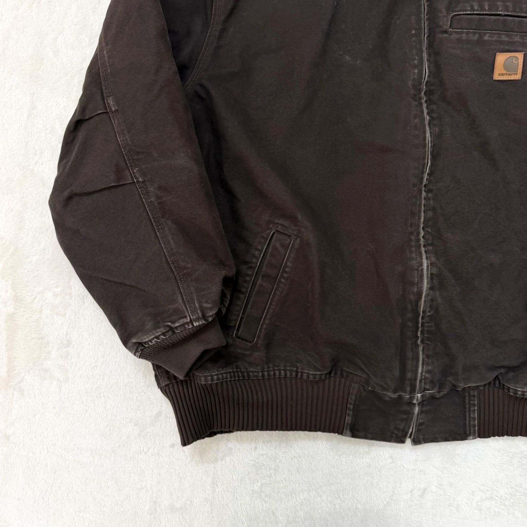 Carhartt VINTAGE Carhartt Bankston Jacket Mens 3XL Brown Quilted Detroit Bomber Jacket Zip Pockets Size US XXL / EU 58 / 5 - 6 Thumbnail